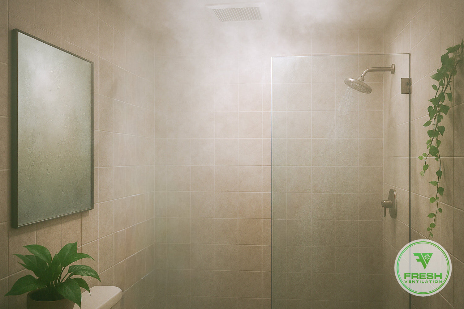 Why Cold Bathrooms and Walk-In Showers Cause Excess Steam Build-Up — and How to Fix It