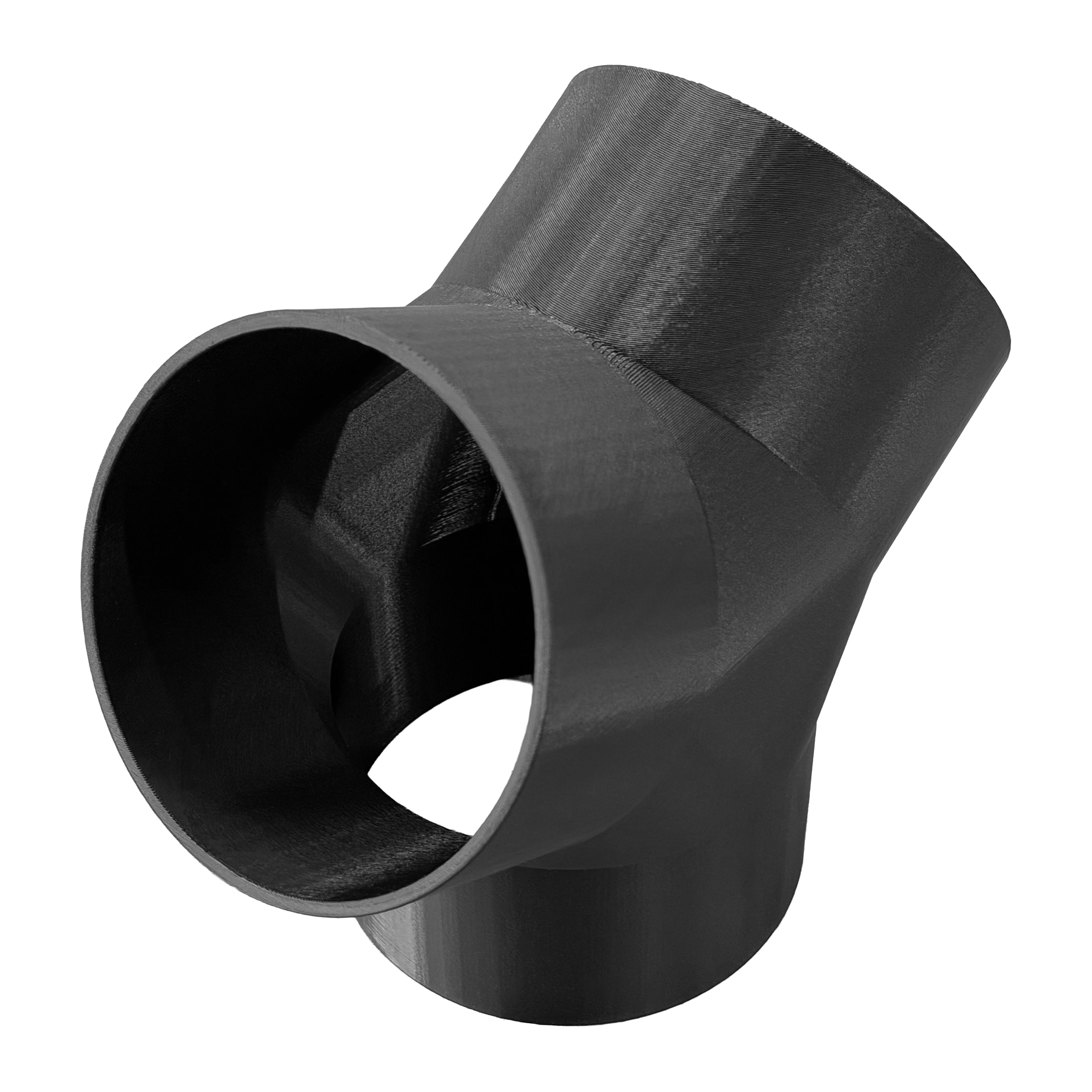 100mm Uninsulated Duct Splitter (3D Printed)