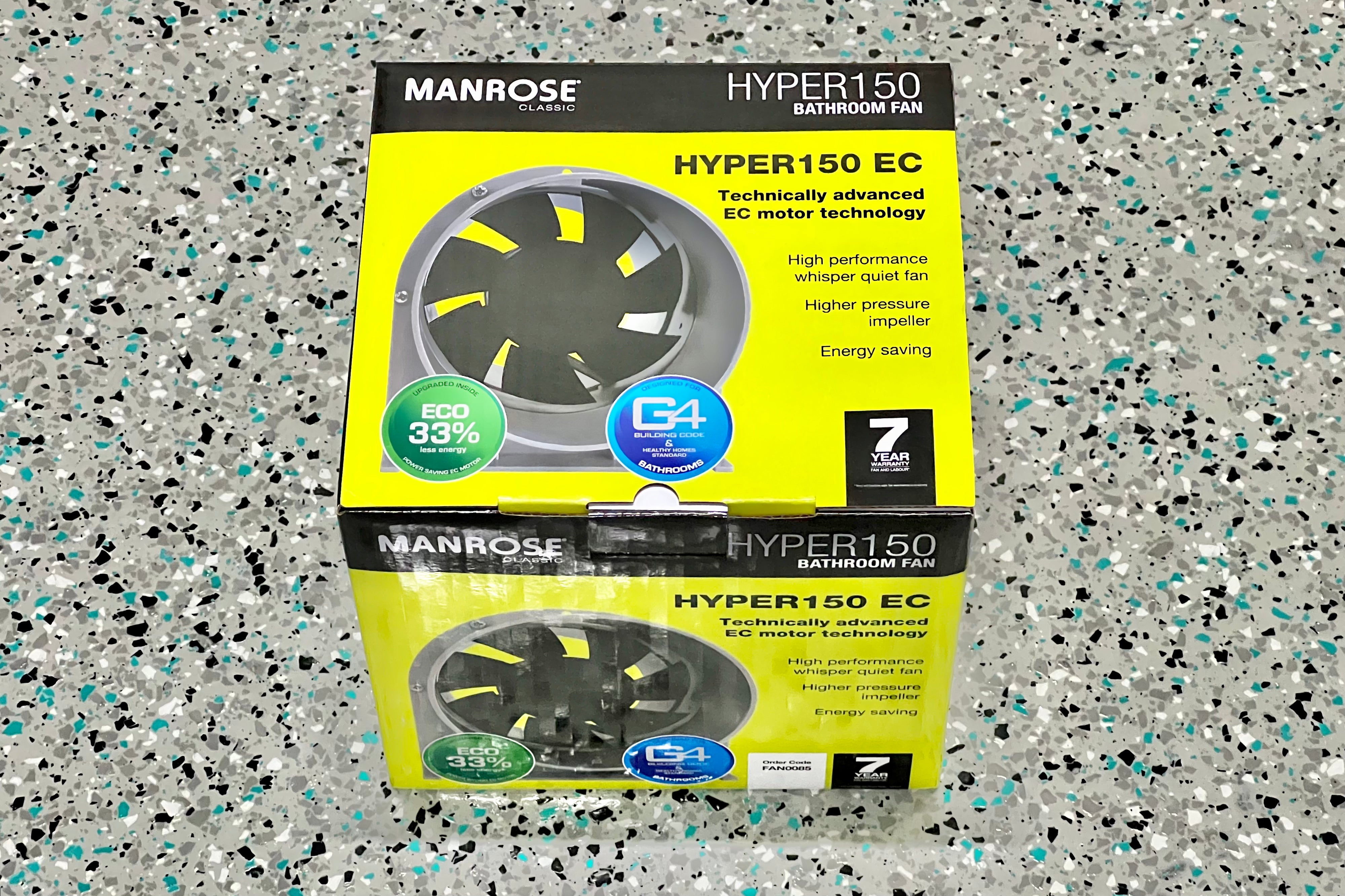 Manrose Hyper150 EC Axial Fan