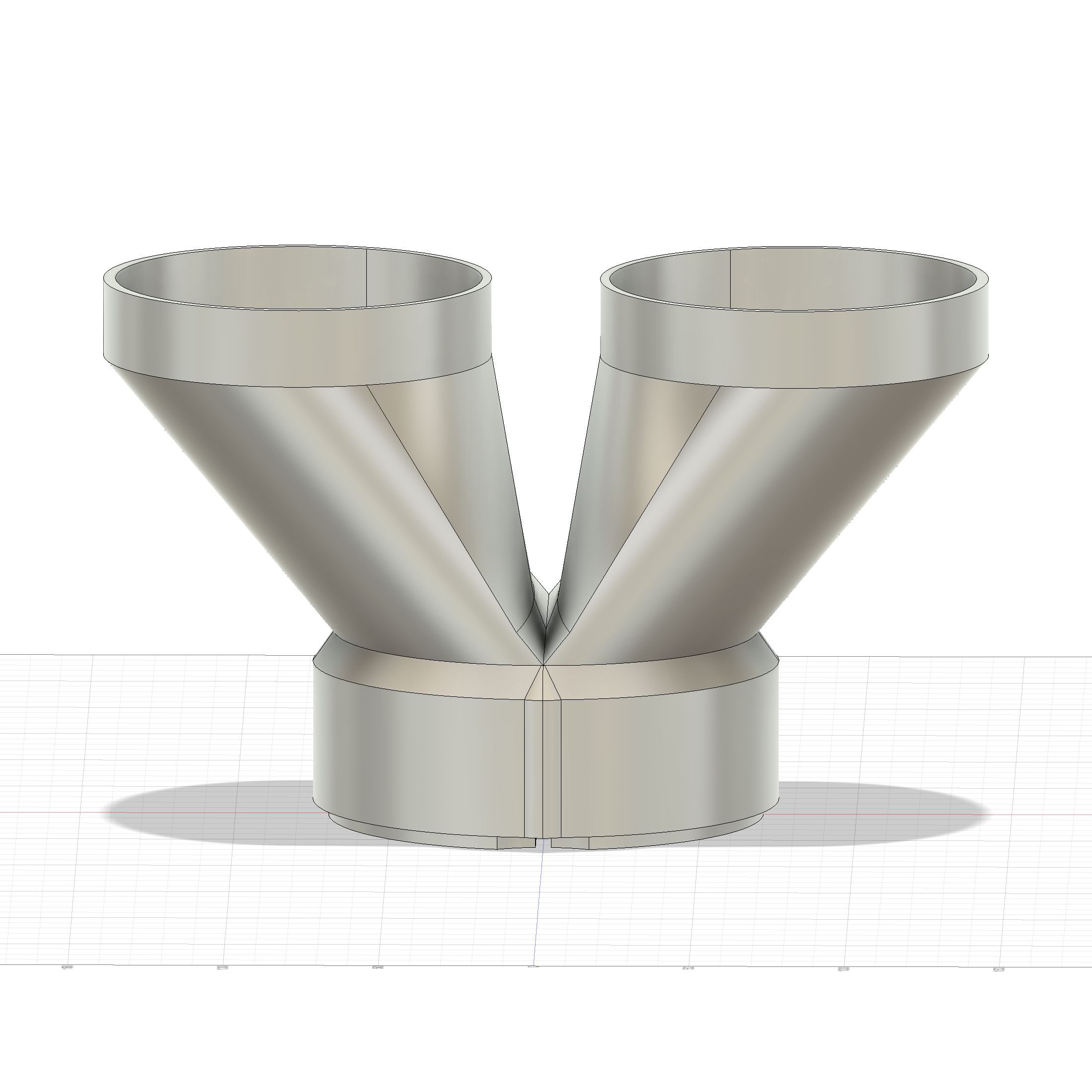 125mm Splitter for LUNOS Nexxt (3D Printed)