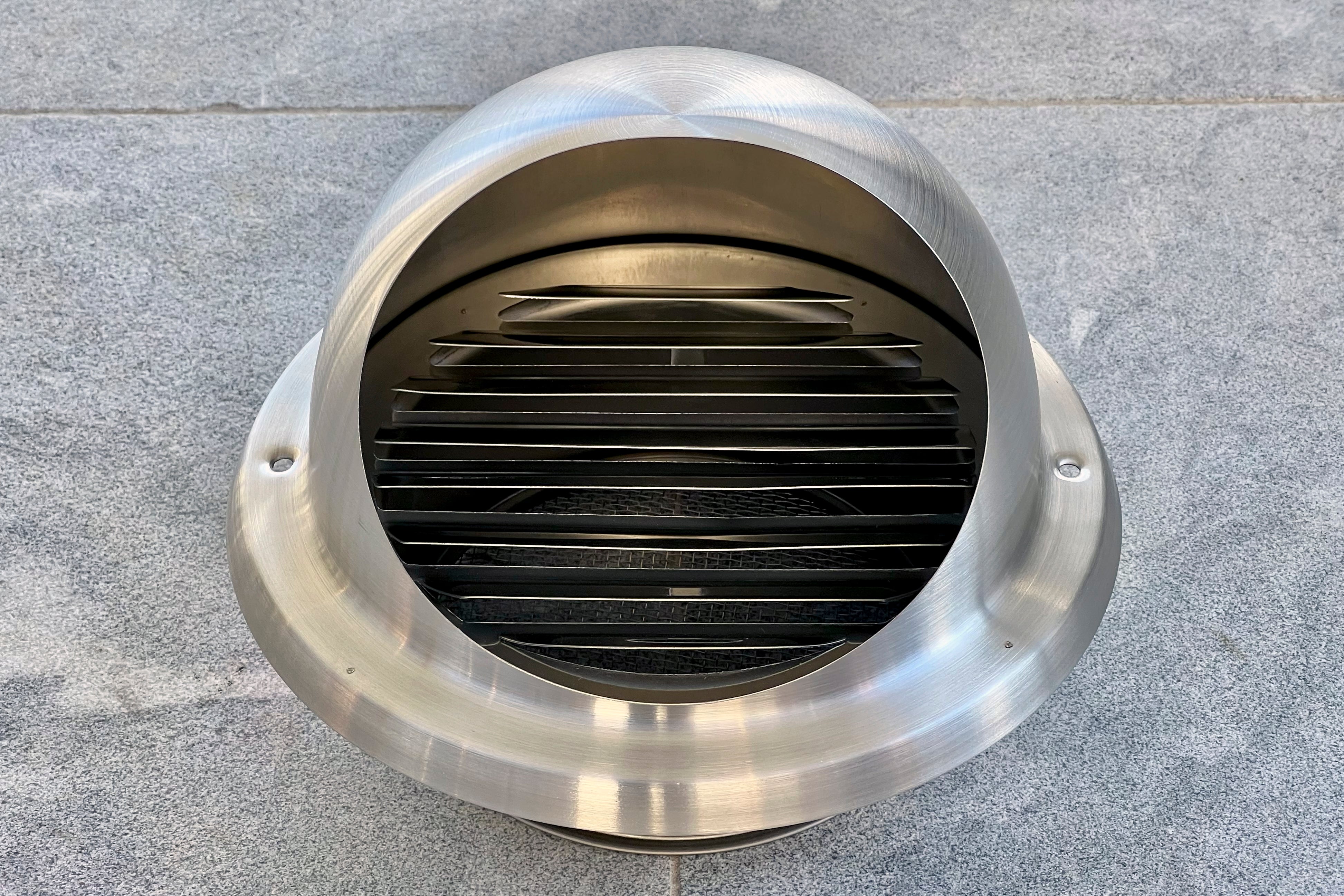 125mm Bush Fire Rated Stainless Steel Dome Vent (316 Marine Grade) (BAL-40 / BAL-FZ)