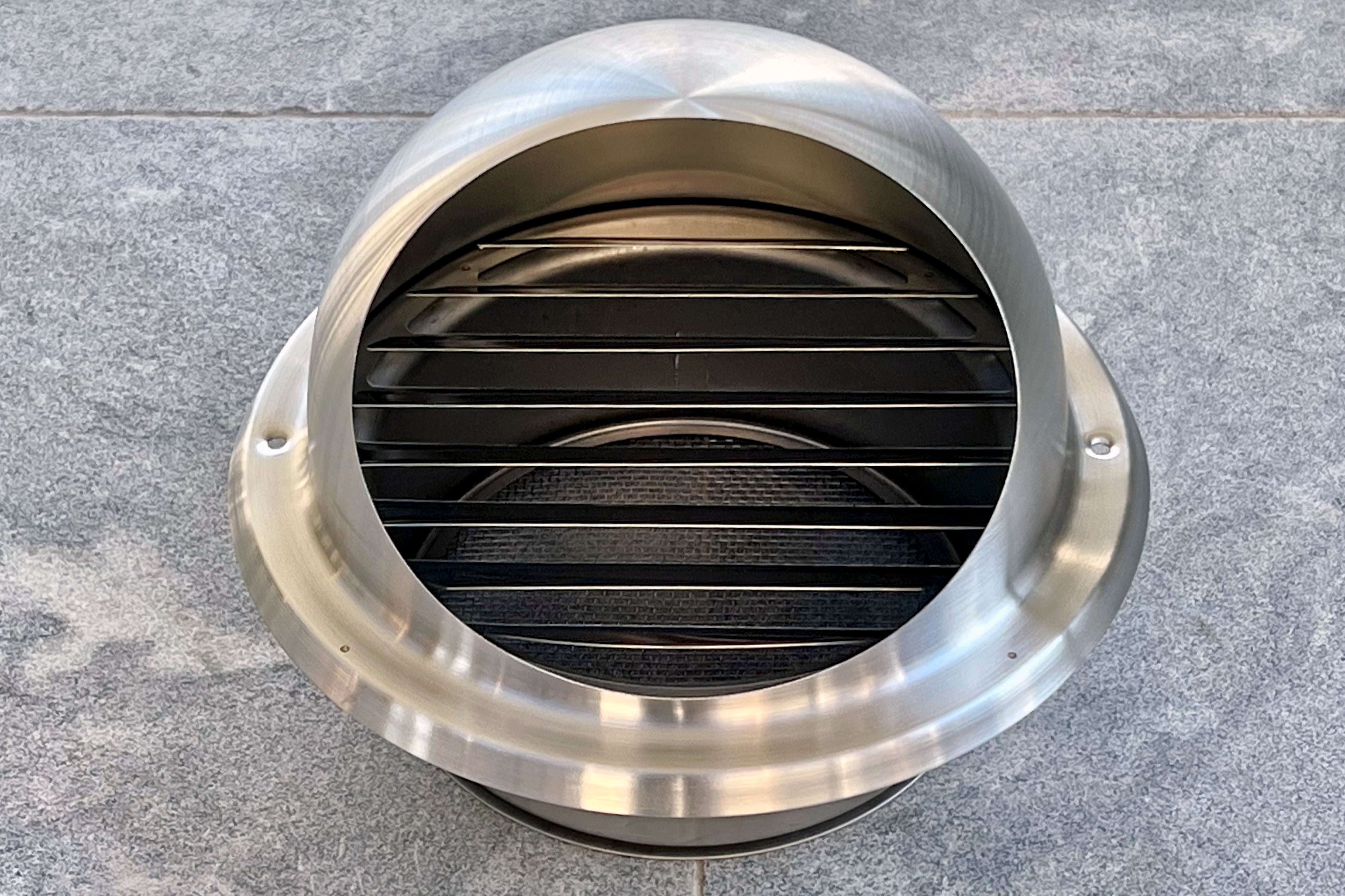 150mm Bush Fire Rated Stainless Steel Dome Vent (316 Marine Grade) (BAL-40 / BAL-FZ)