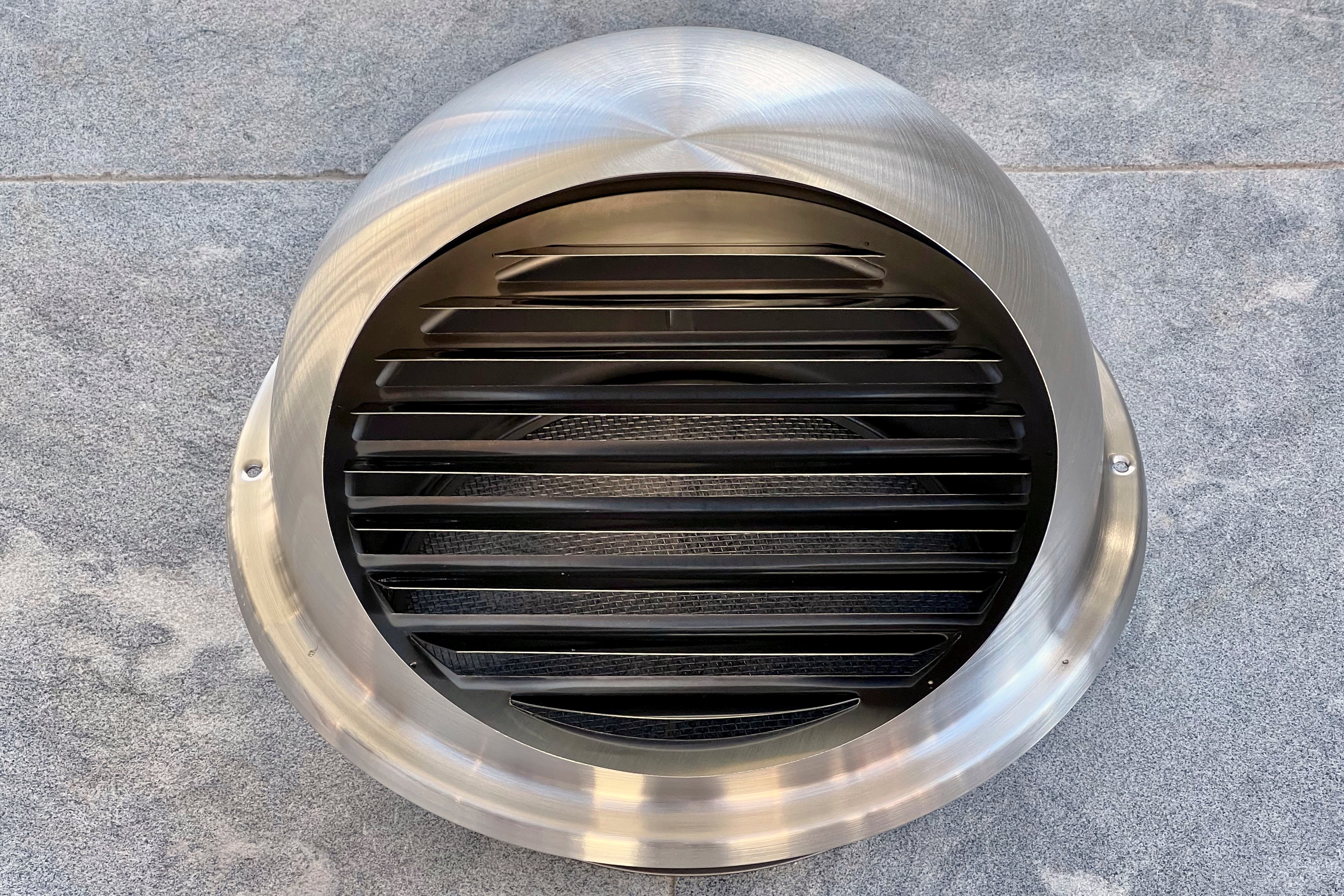 200mm Bush Fire Rated Stainless Steel Dome Vent (304 Grade) (BAL-40 / BAL-FZ)