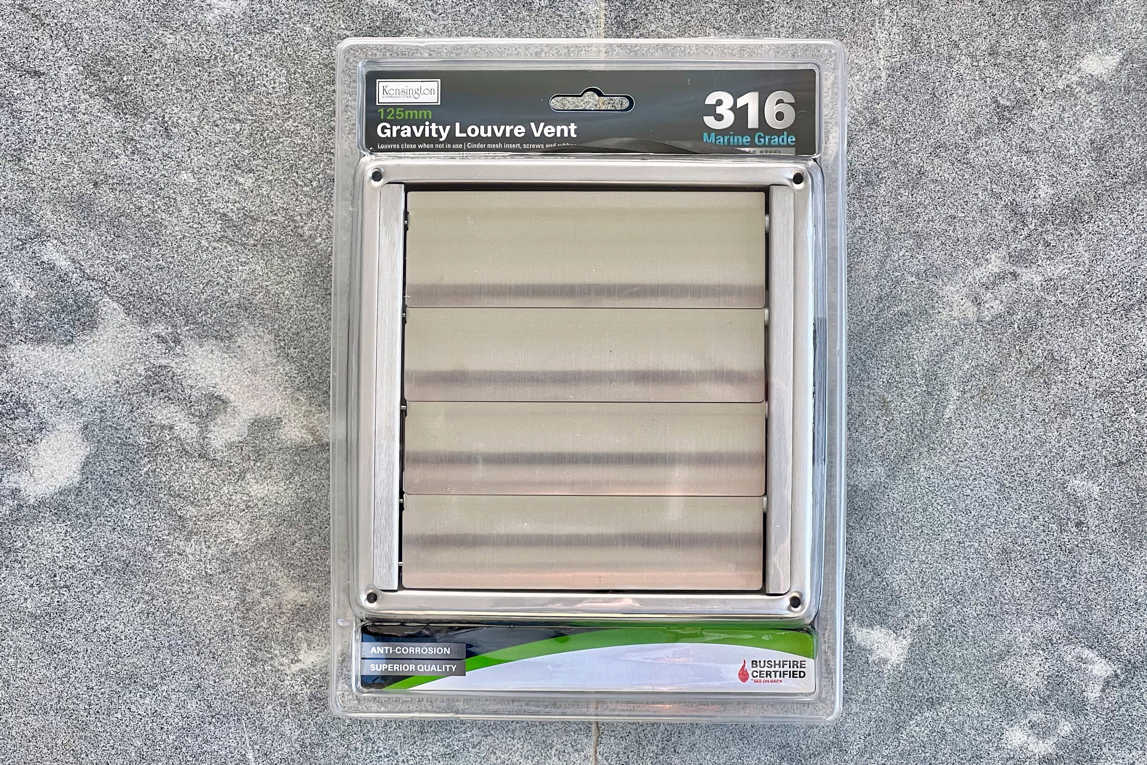 Bush Fire Rated Stainless Steel Vents (316 Marine Grade) (BAL-40 / BAL-FZ)