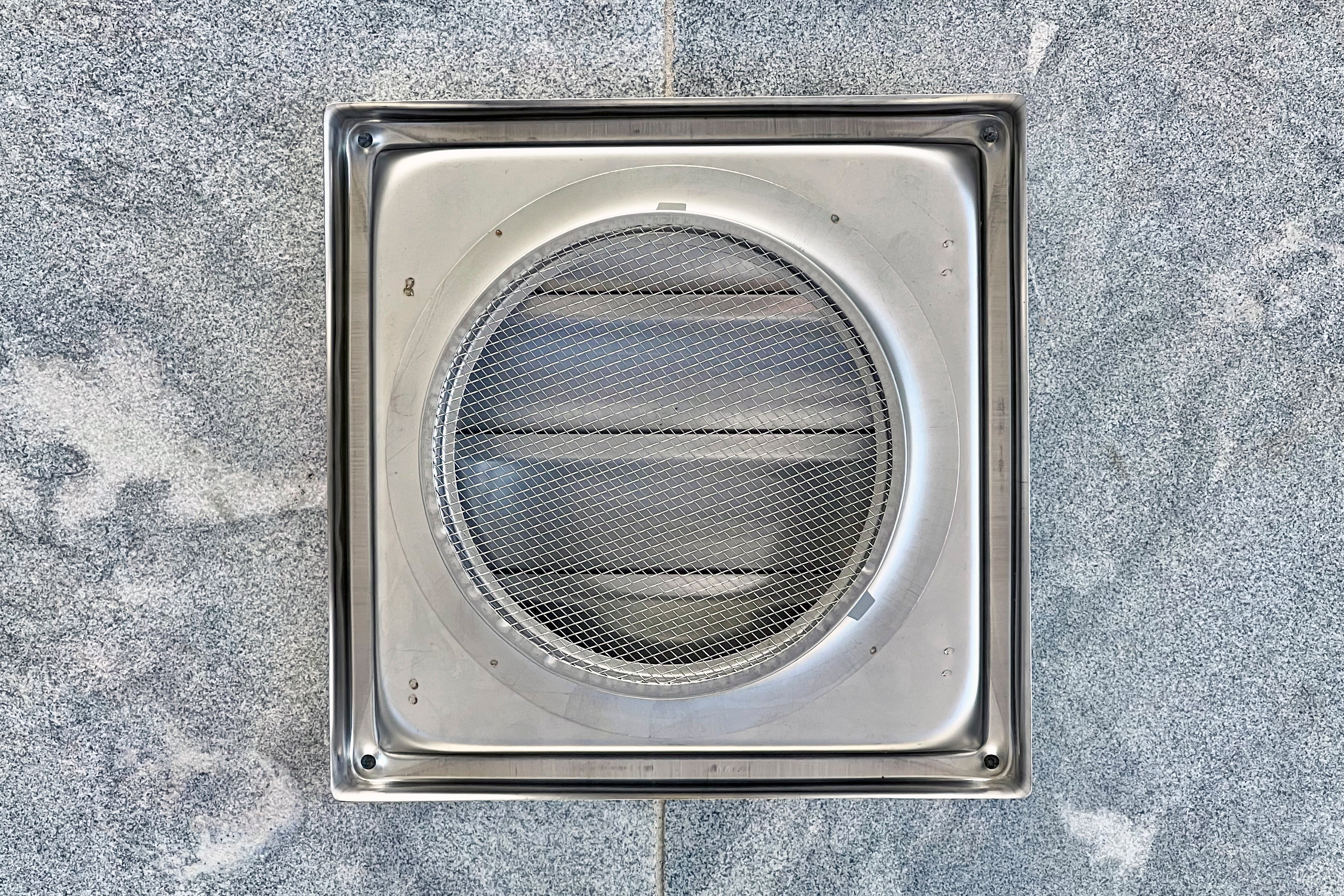 125mm Bush Fire Rated Stainless Steel Gravity Louvre Vent (316 Marine Grade) (BAL-40 / BAL-FZ)