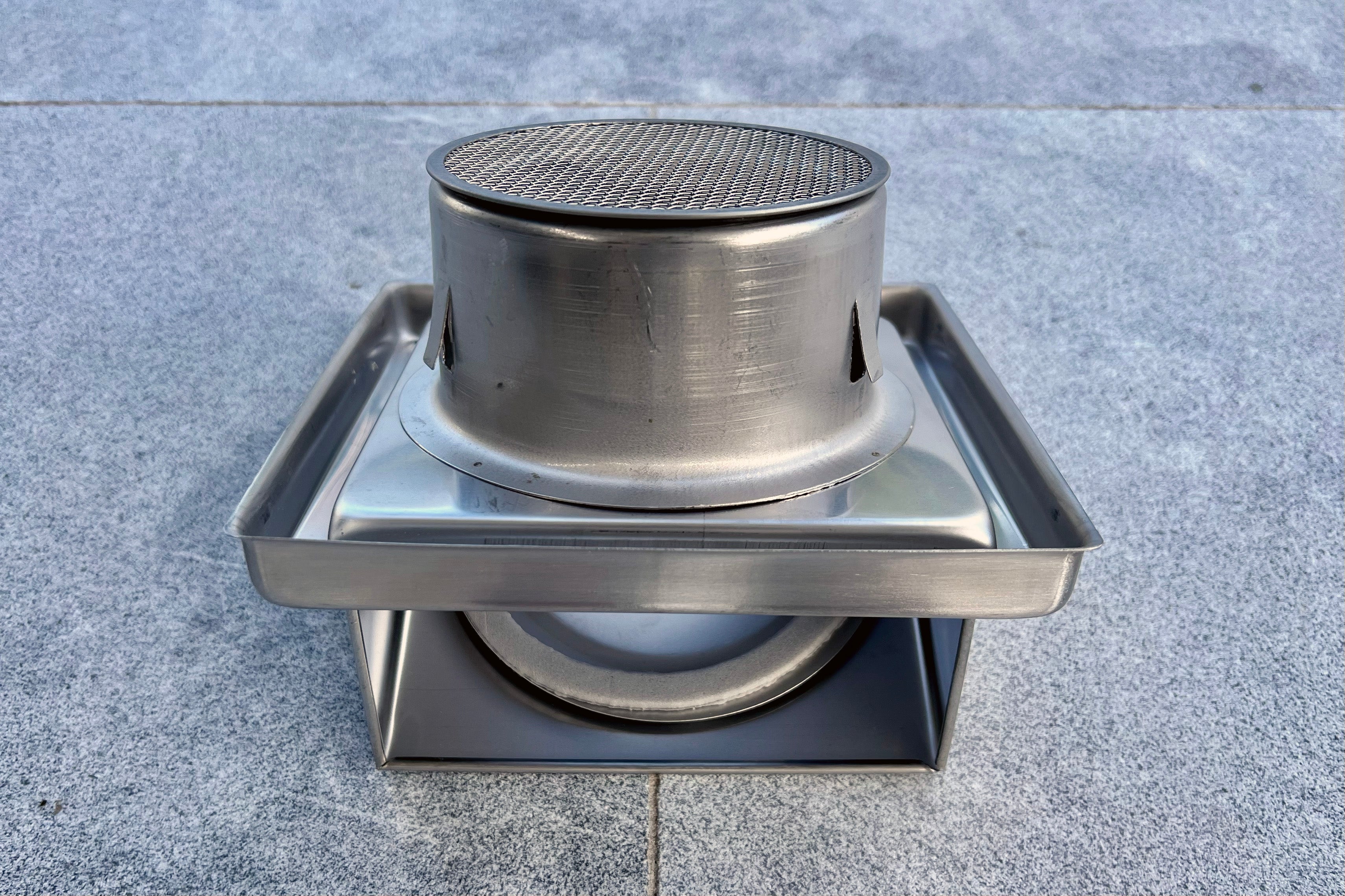 Bush Fire Rated Stainless Steel Hood Vent