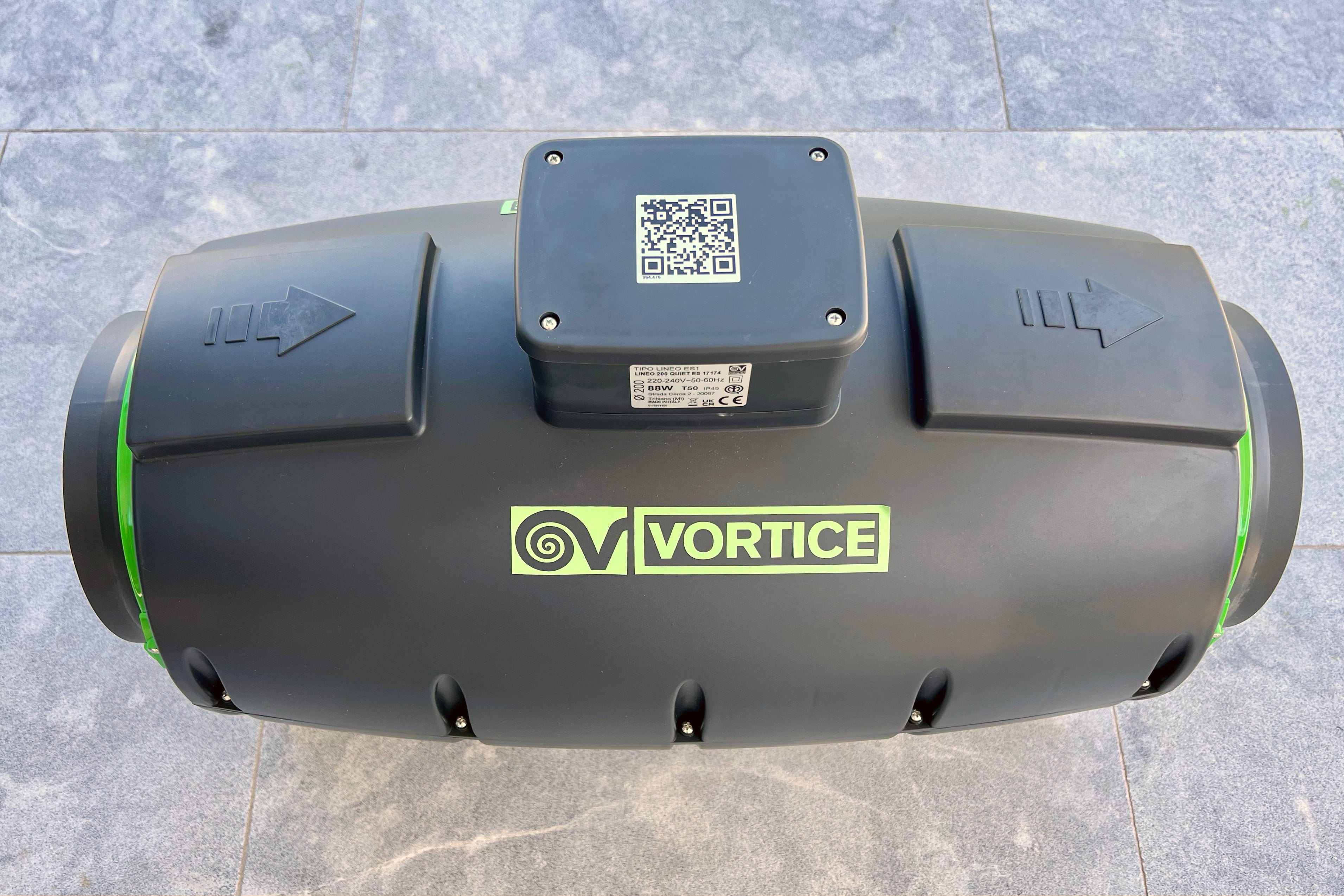 Vortice Lineo 200 Quiet ES Hard Wired Single Speed