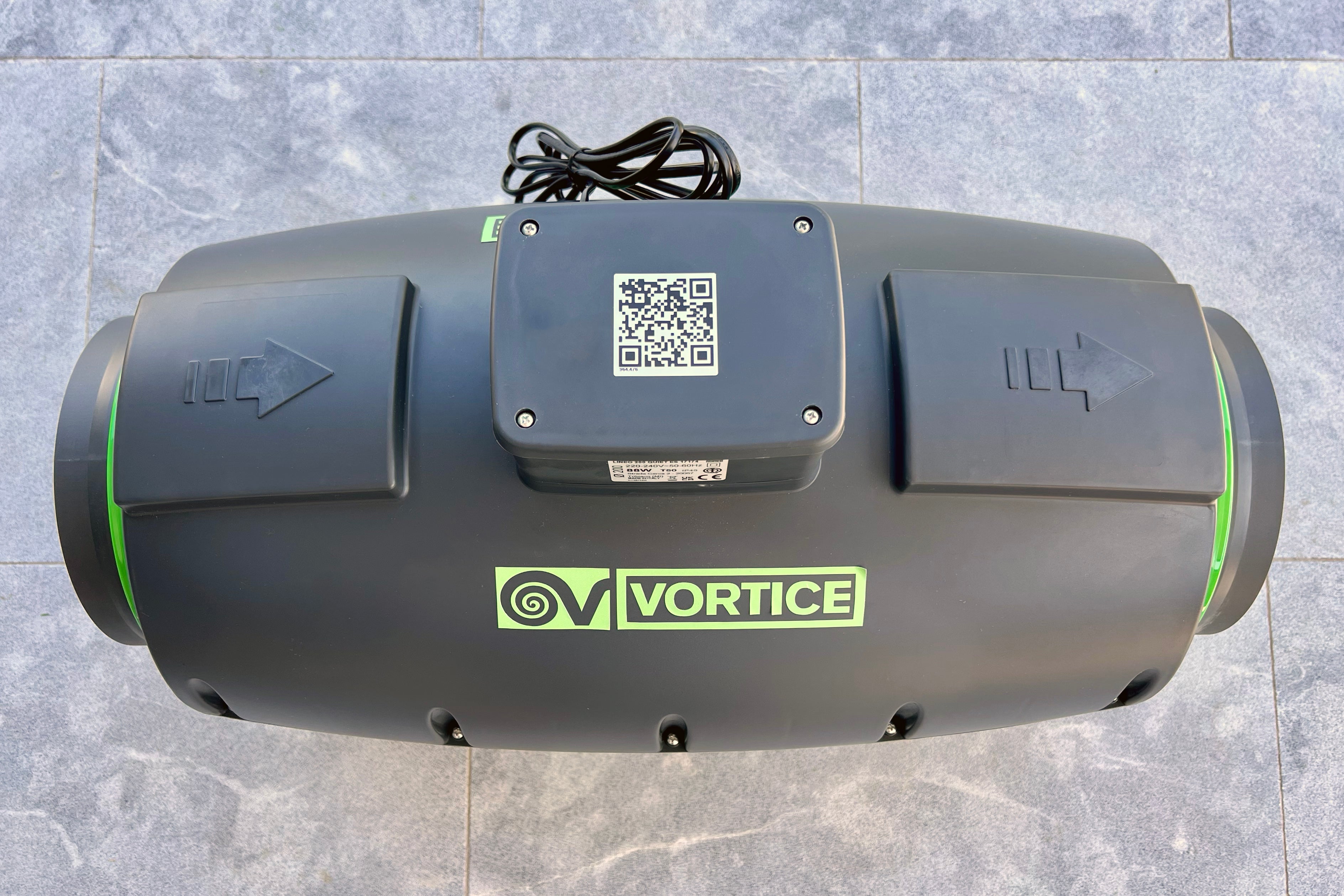 Vortice Lineo 200 Quiet ES Plug and Lead Single Speed