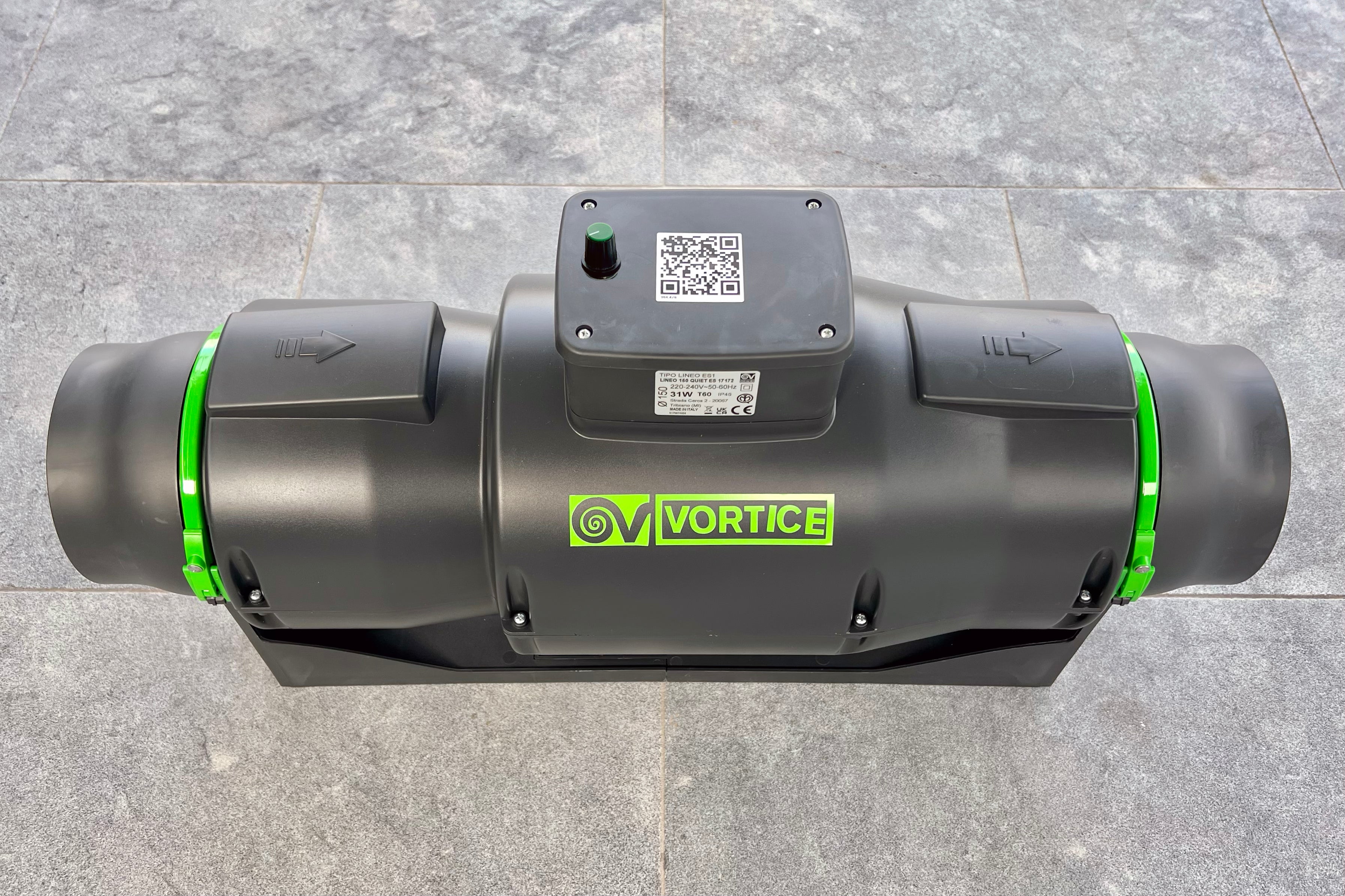 Vortice Lineo 150 Quiet ES Hard Wired Variable Speed