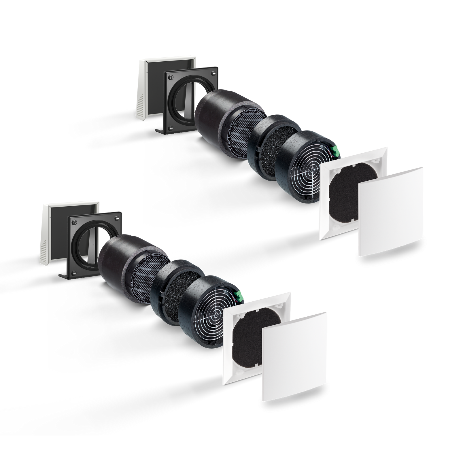 Push-Pull Decentralised HRV/ERV Products