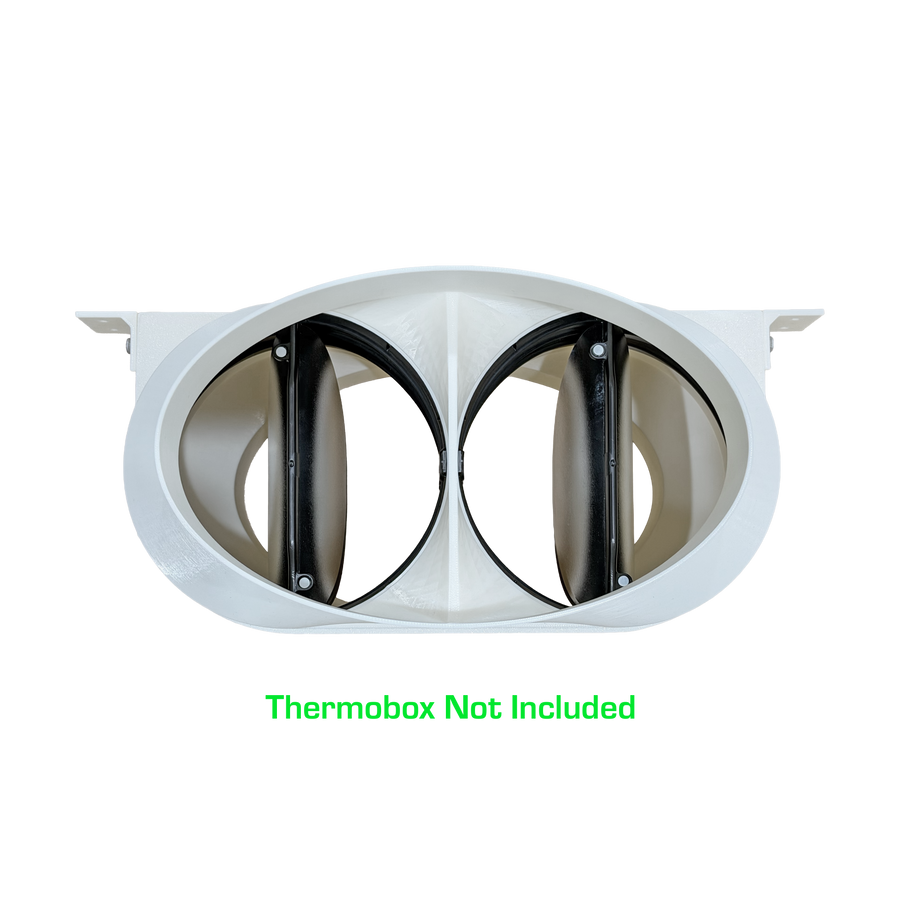 Dual Thermobox Compact Makeup Air System (3D Printed)