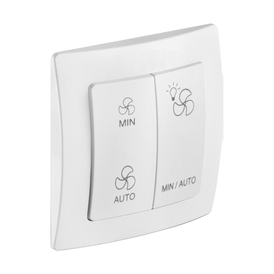 Dual Rocker Switch for LUNOS Silvento (5/W2FK)