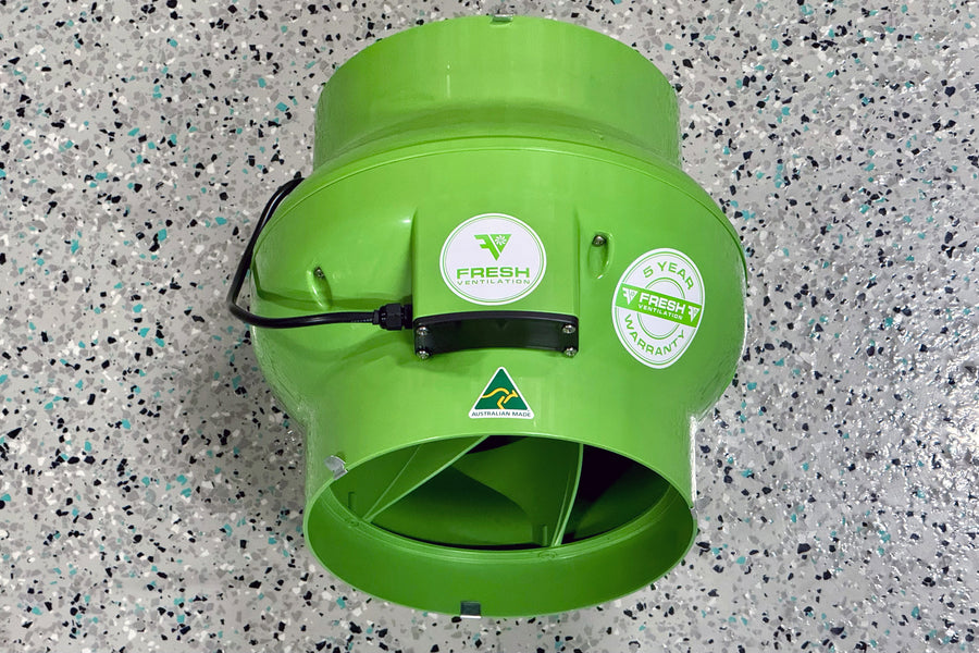 250mm Normal Profile Centrifugal Inline Fan (ebm-papst Single Speed R2E220 AC Motor)