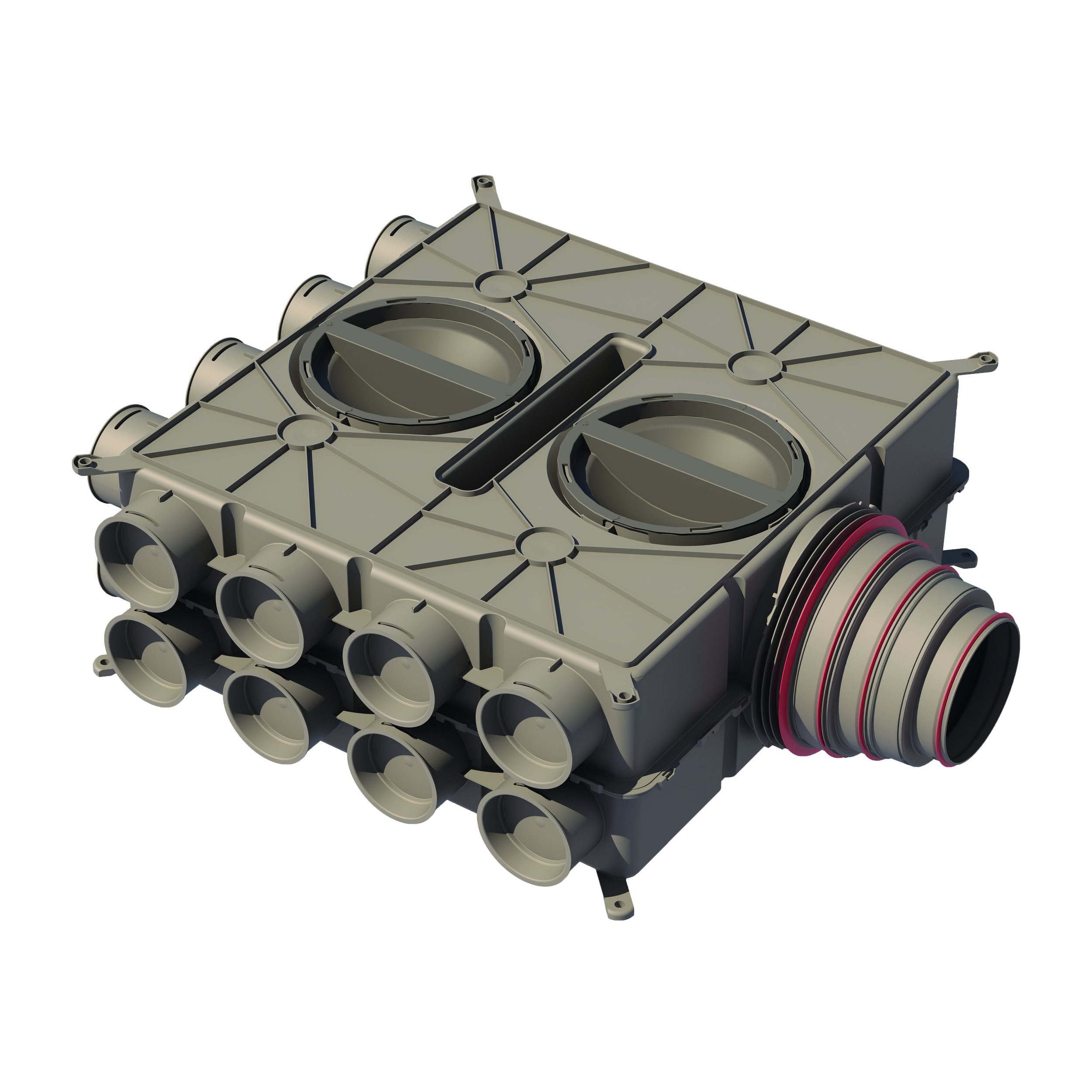 Air Excellent Distribution Box DB816 125-200 16 Connections