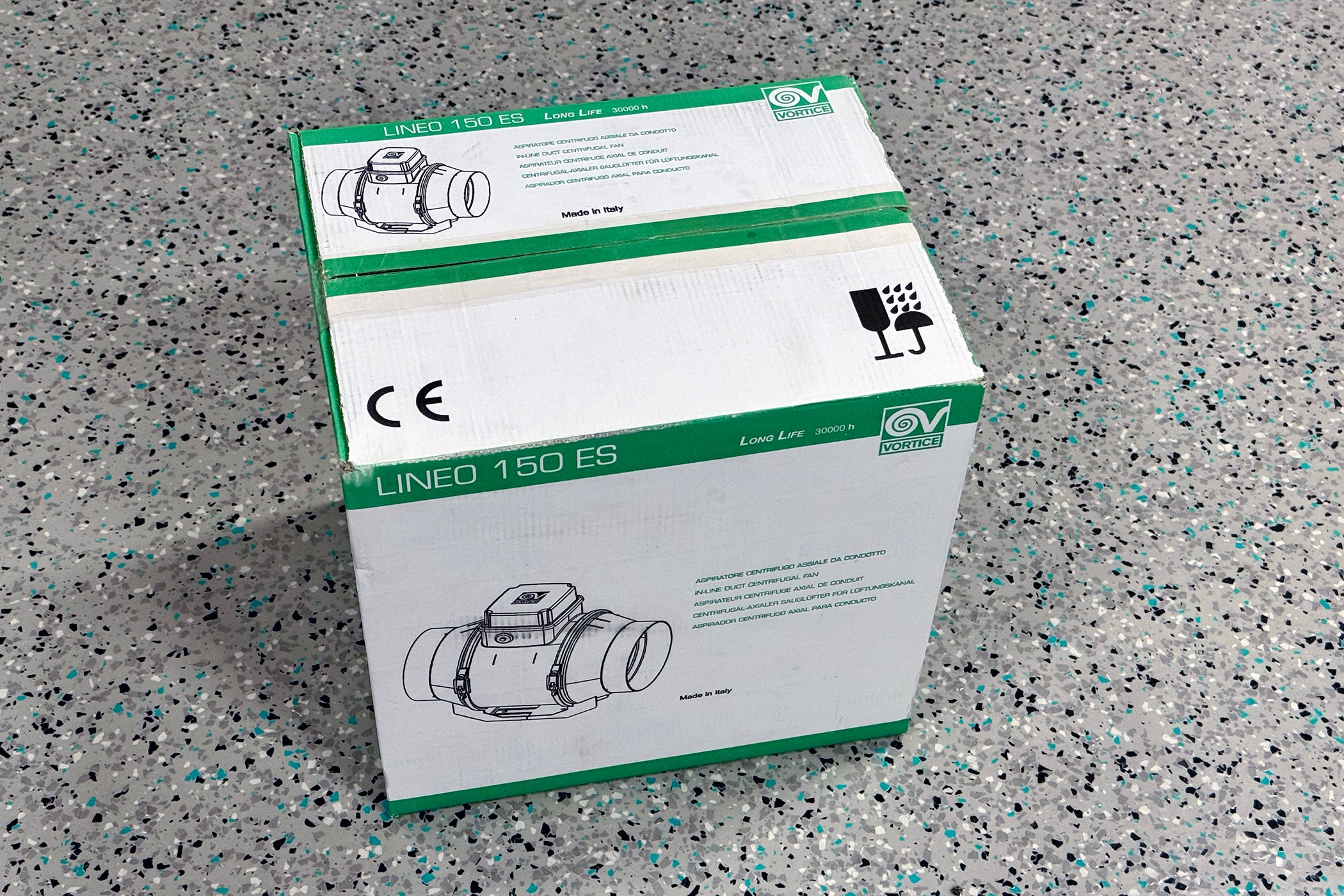 150mm Mixed Flow Extractor Fan: Vortice Lineo ES (EC Motor)