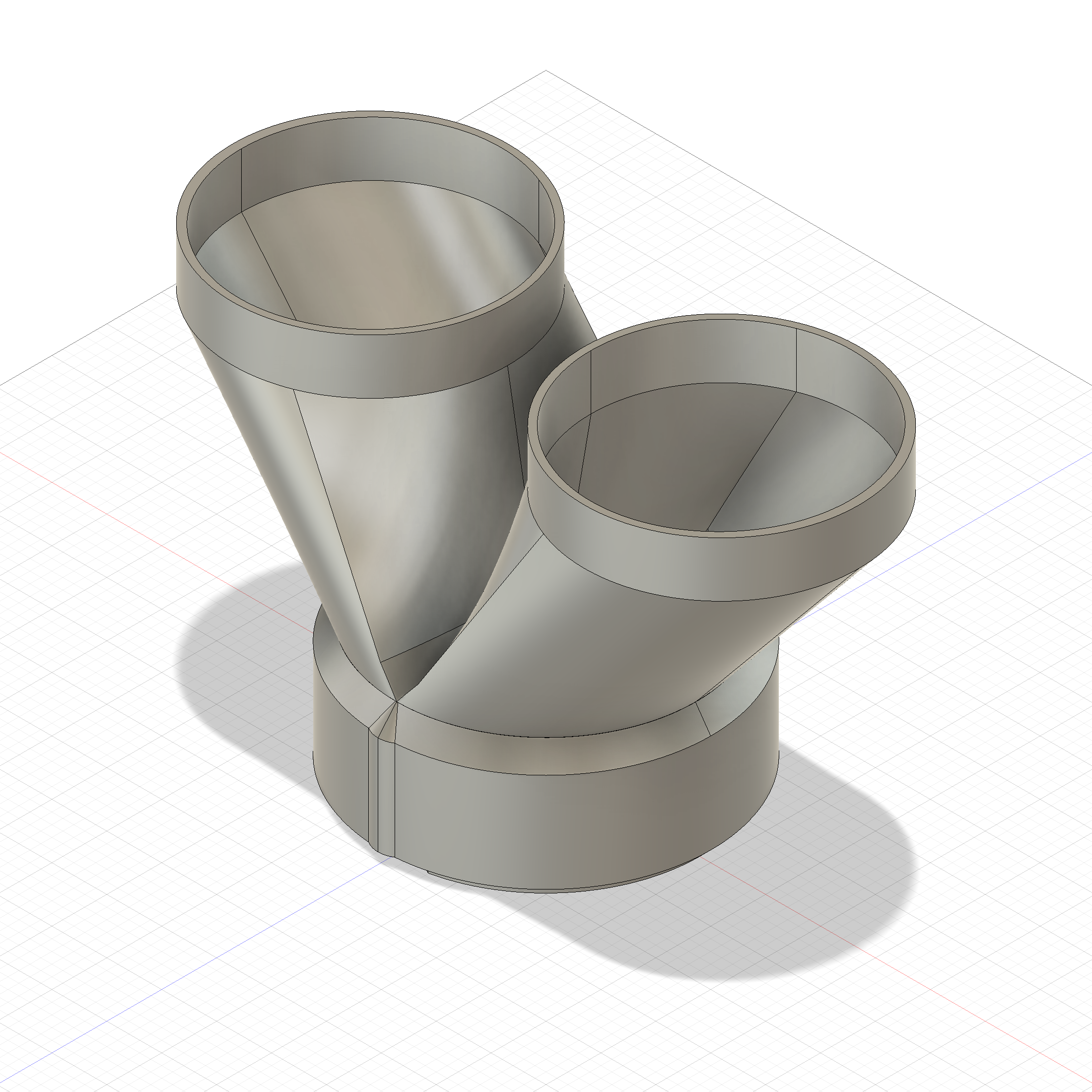 125mm Splitter for LUNOS Nexxt (3D Printed)