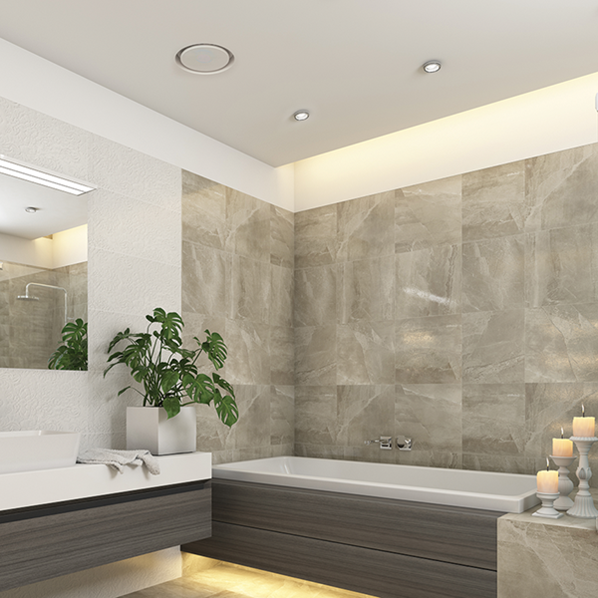 150mm Prestige Round Frameless Ceiling Grille