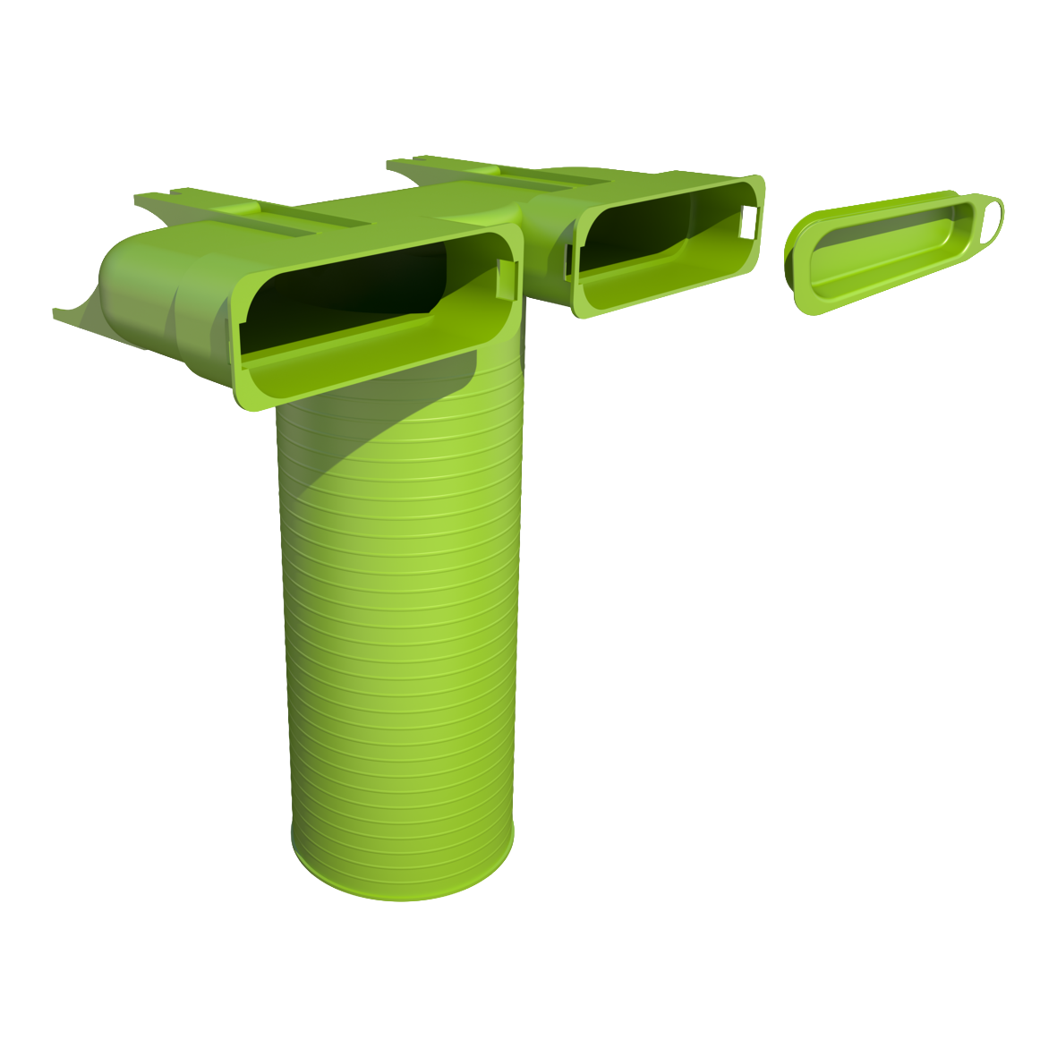 Air Excellent 2 x AE45SC Valve Adaptor 125mm 90°