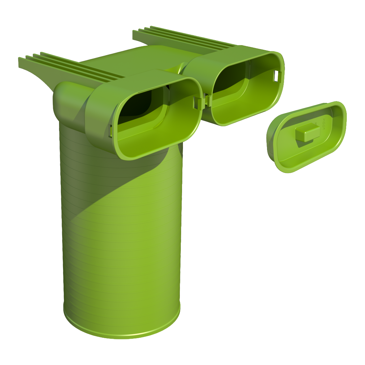 Air Excellent 2 x AE35SC Valve Adaptor 125mm 90°