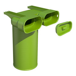 Air Excellent 2 x AE35SC Valve Adaptor 125mm 90°