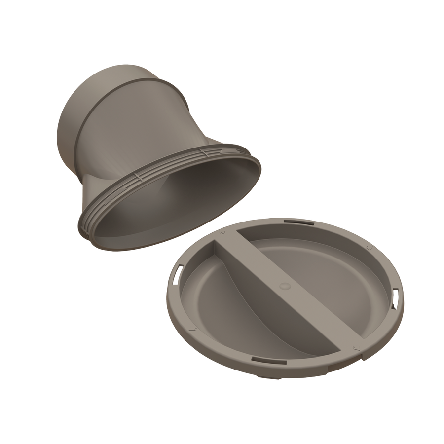 Air Excellent Distribution Box 206 Inline Adaptor Kit DN125