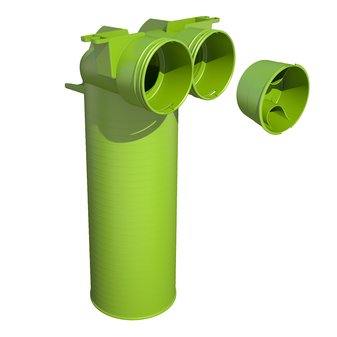 Air Excellent 2 x AE34C Valve Adaptor 125mm 90°