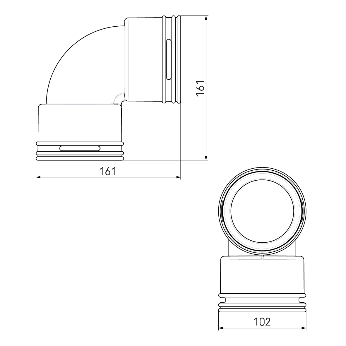 Air Excellent AE48C Bend 90° Kit