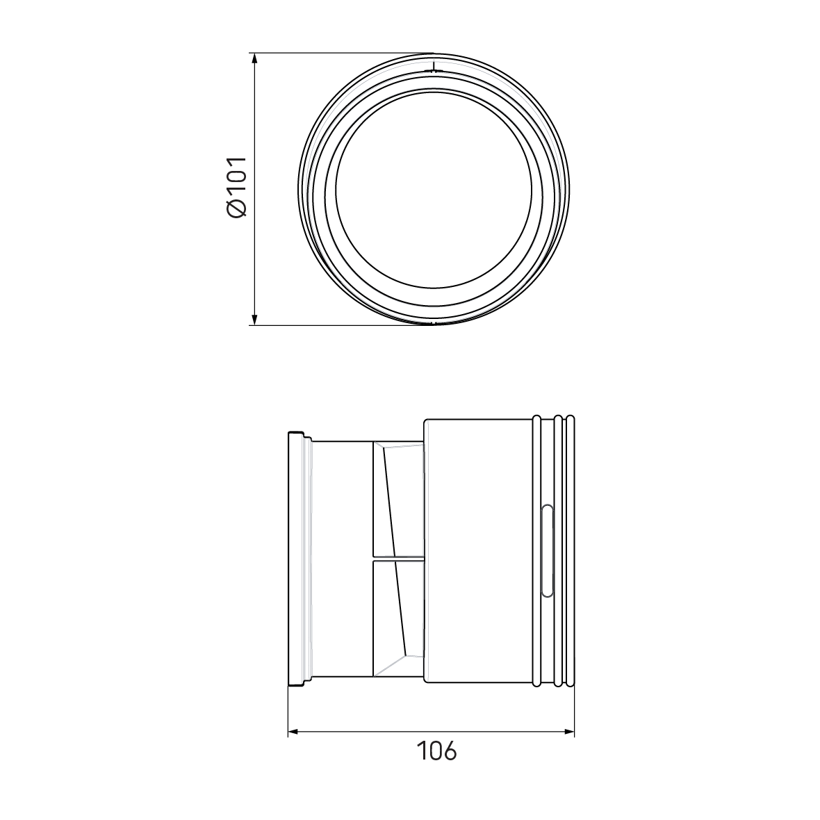 Air Excellent AE48C Connection Kit (Distribution Box - Valve Adaptor)