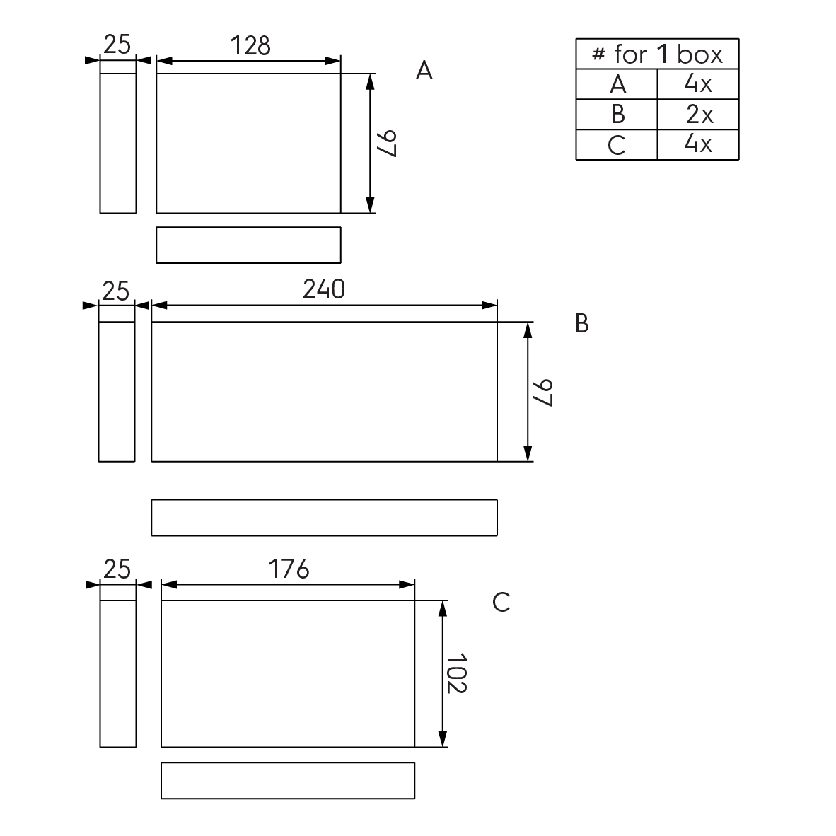 Air Excellent Distribution Box 800 Series Acoustic Insulation