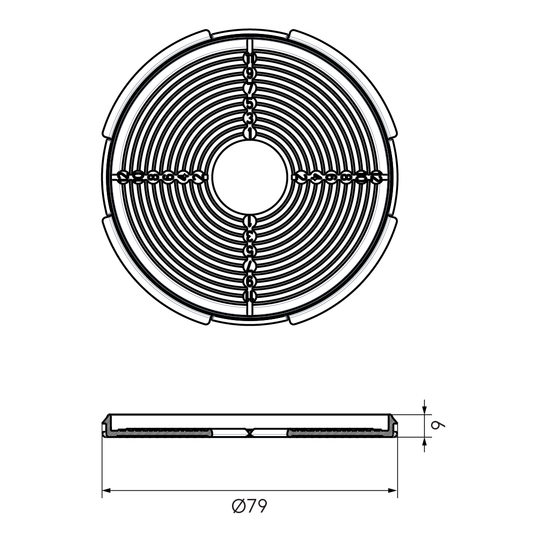 Air Excellent Distribution Box Internal Air Restrictor Ring