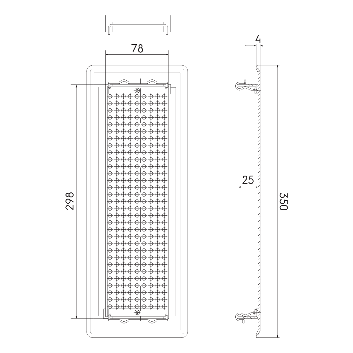 Air Excellent Floor Grille White
