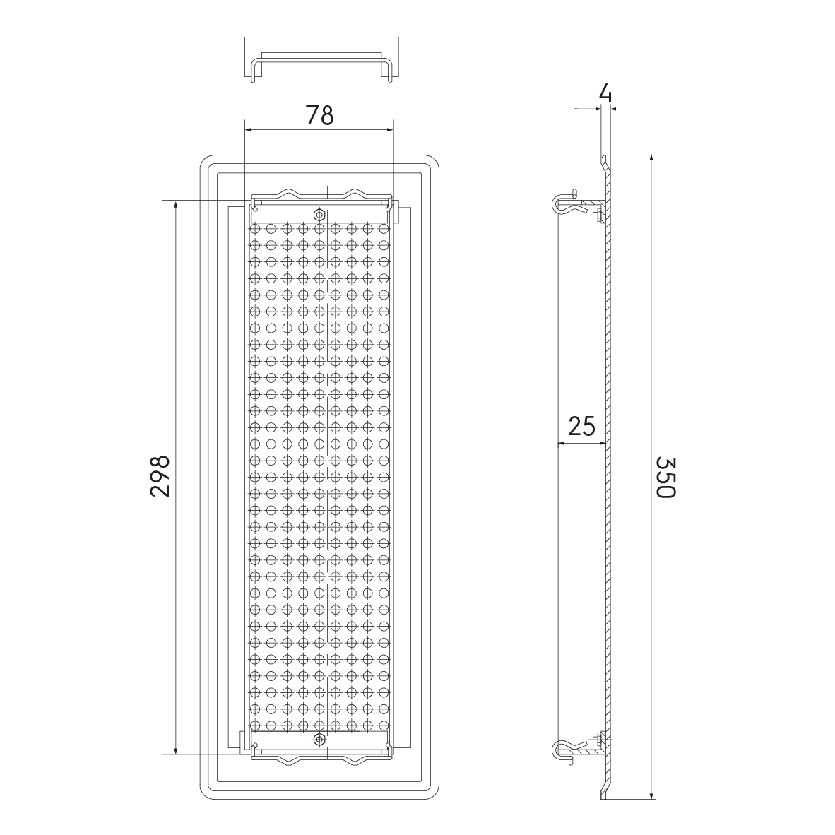 Air Excellent Floor Grille Stainless Steel