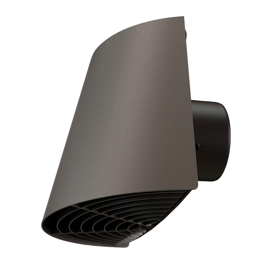 Contego Wall Terminal 125mm Black Grey