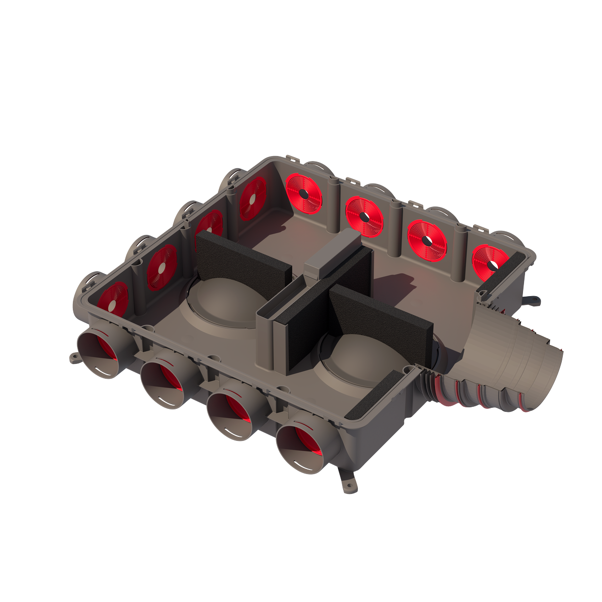 Air Excellent Distribution Box DB824 125-200 24 Connections