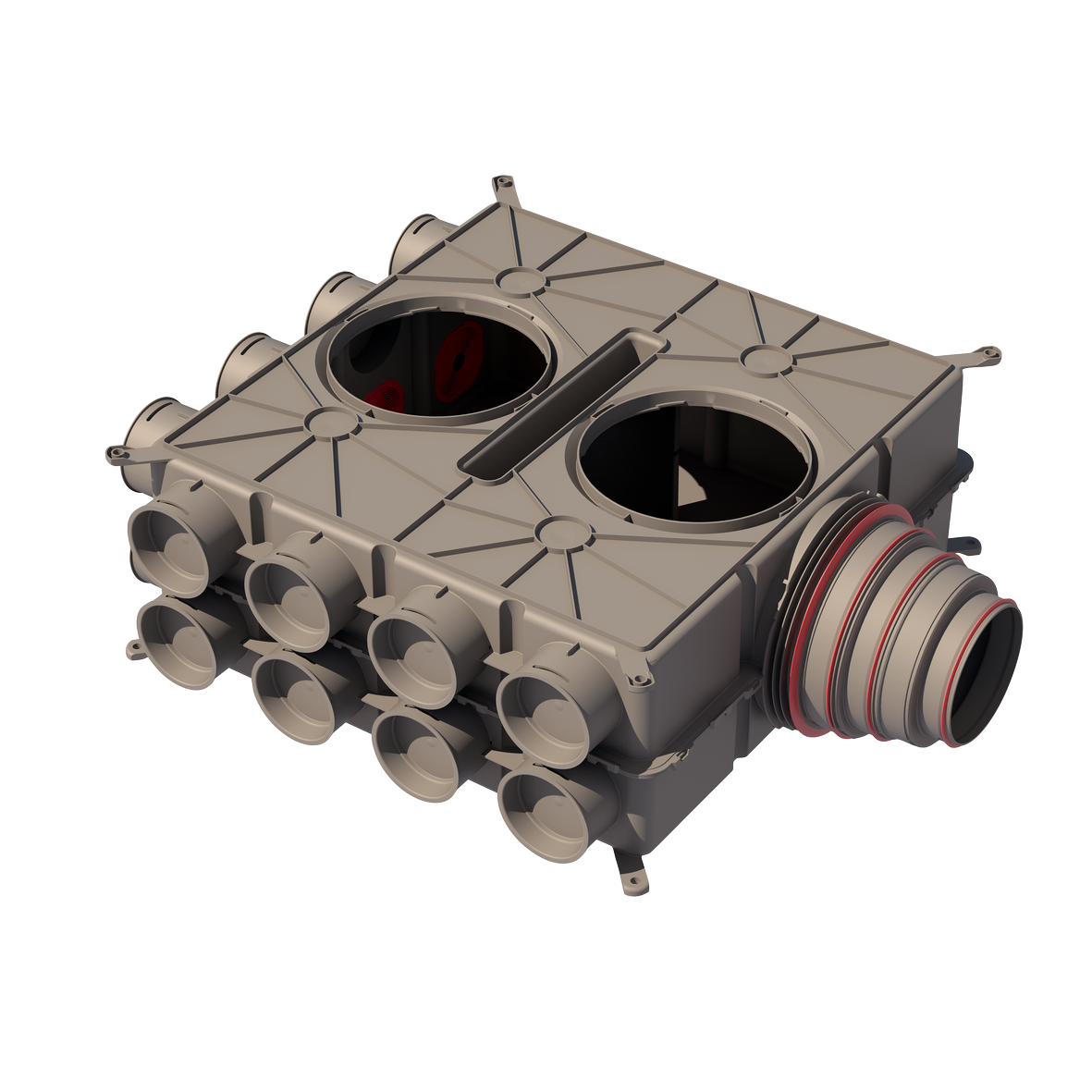 Air Excellent Distribution Box DB816 125-200 16 Connections