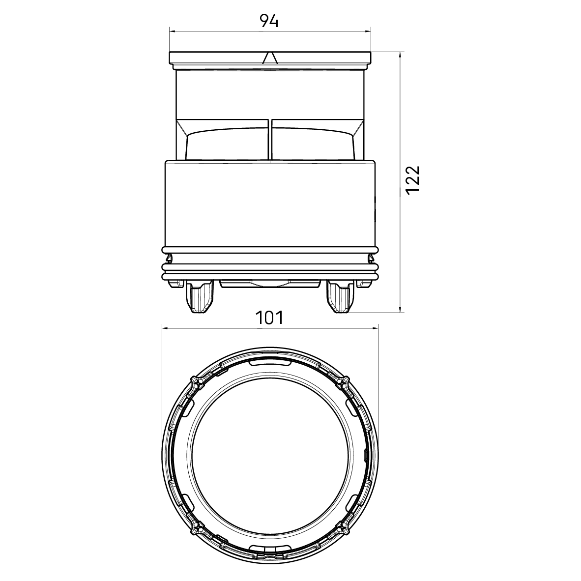 Air Excellent AE48C Connection Kit (Distribution Box - Valve Adaptor)