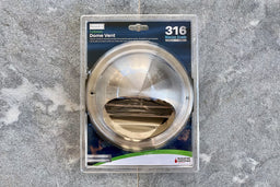 125mm Bush Fire Rated Stainless Steel Dome Vent (316 Marine Grade) (BAL-40 / BAL-FZ)