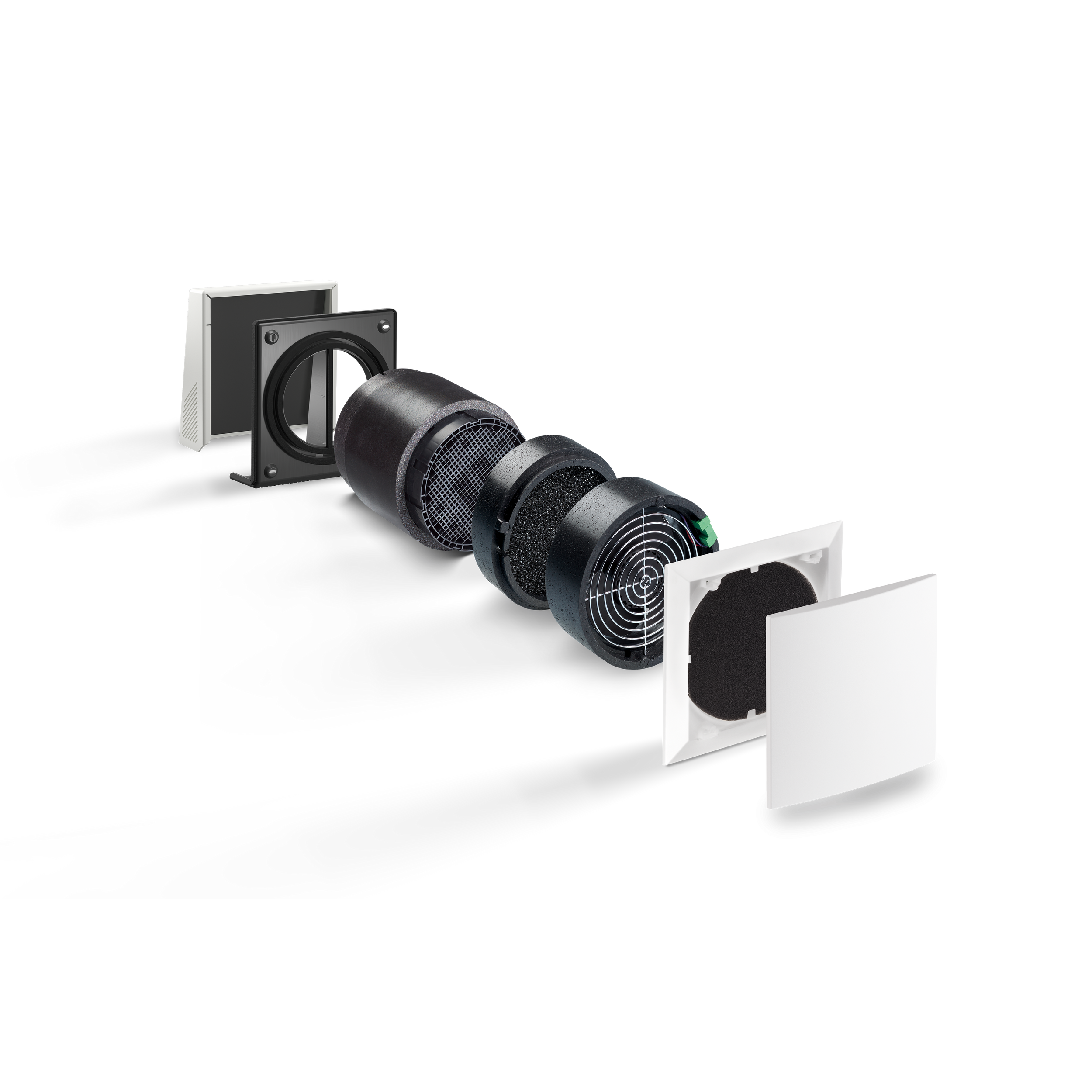 LUNOS e²60 Decentralised ERV Systems