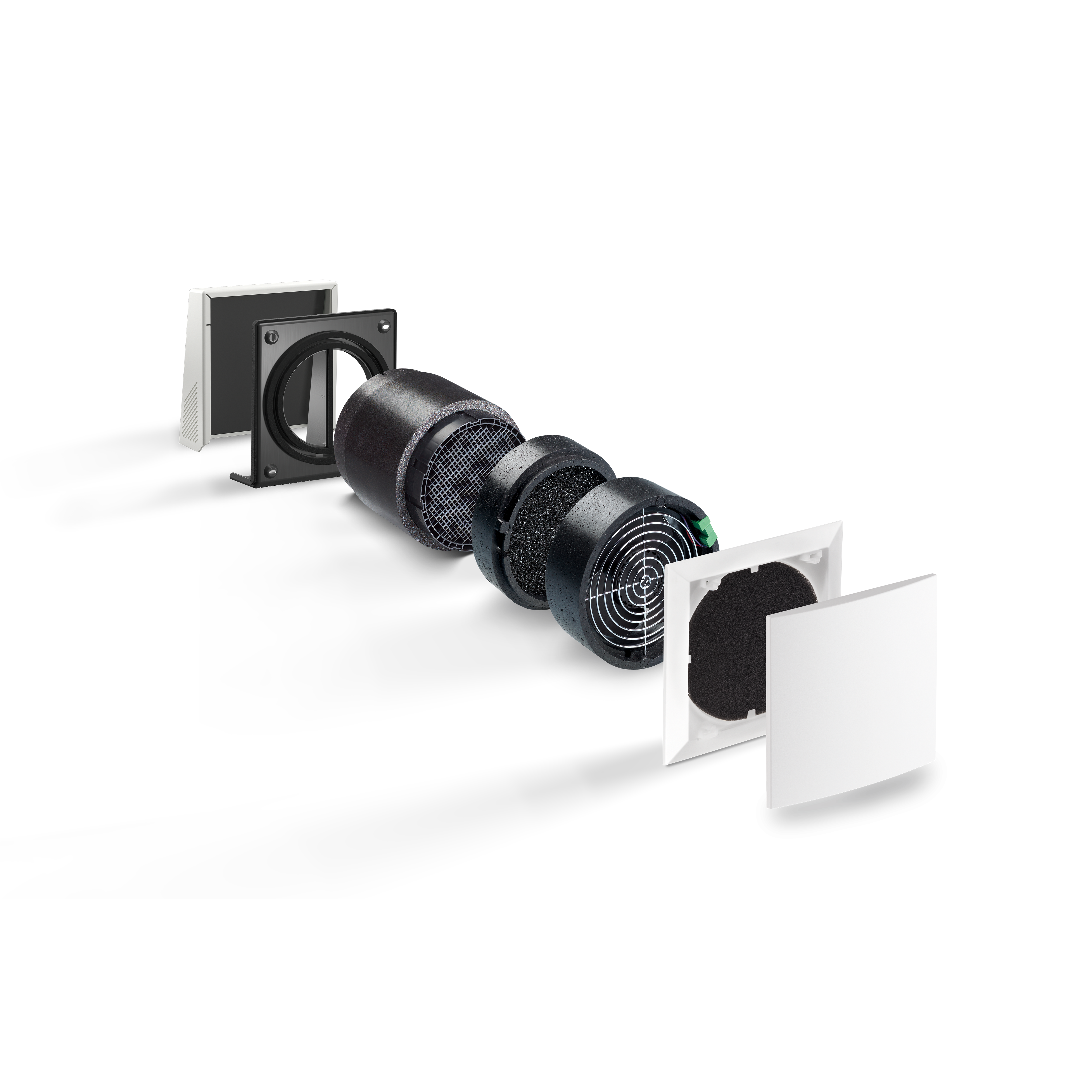 LUNOS e²60 Decentralised ERV Systems