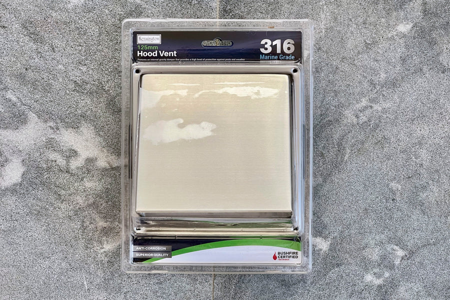 Bush Fire Rated Stainless Steel Hood Vent