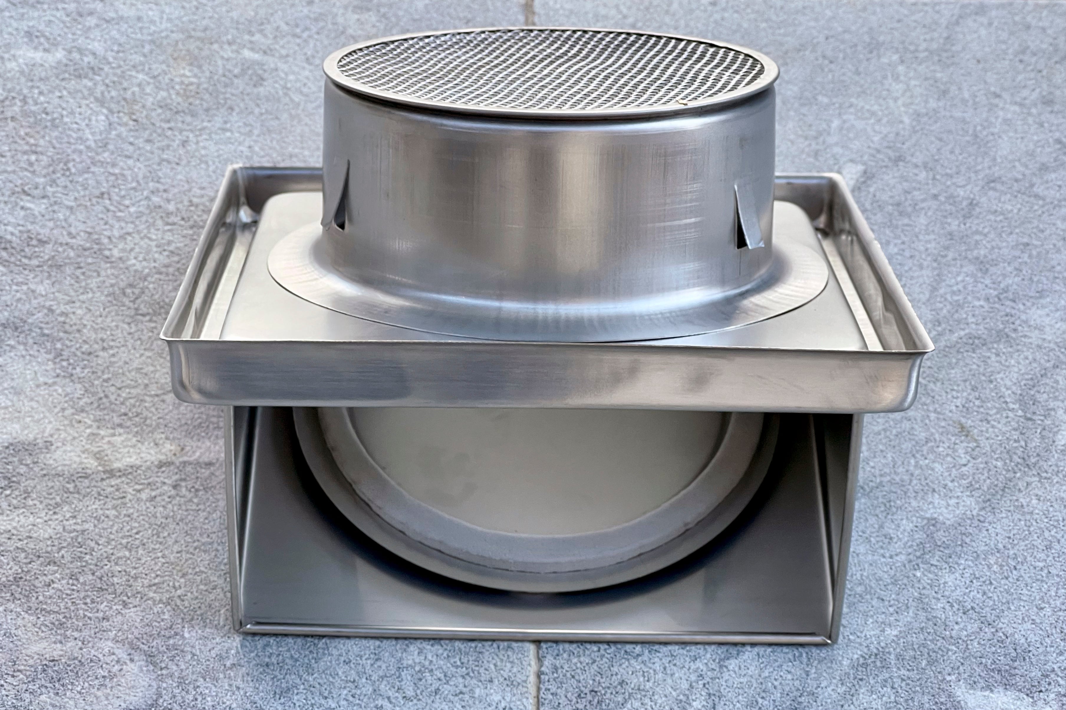 Bush Fire Rated Stainless Steel Hood Vent