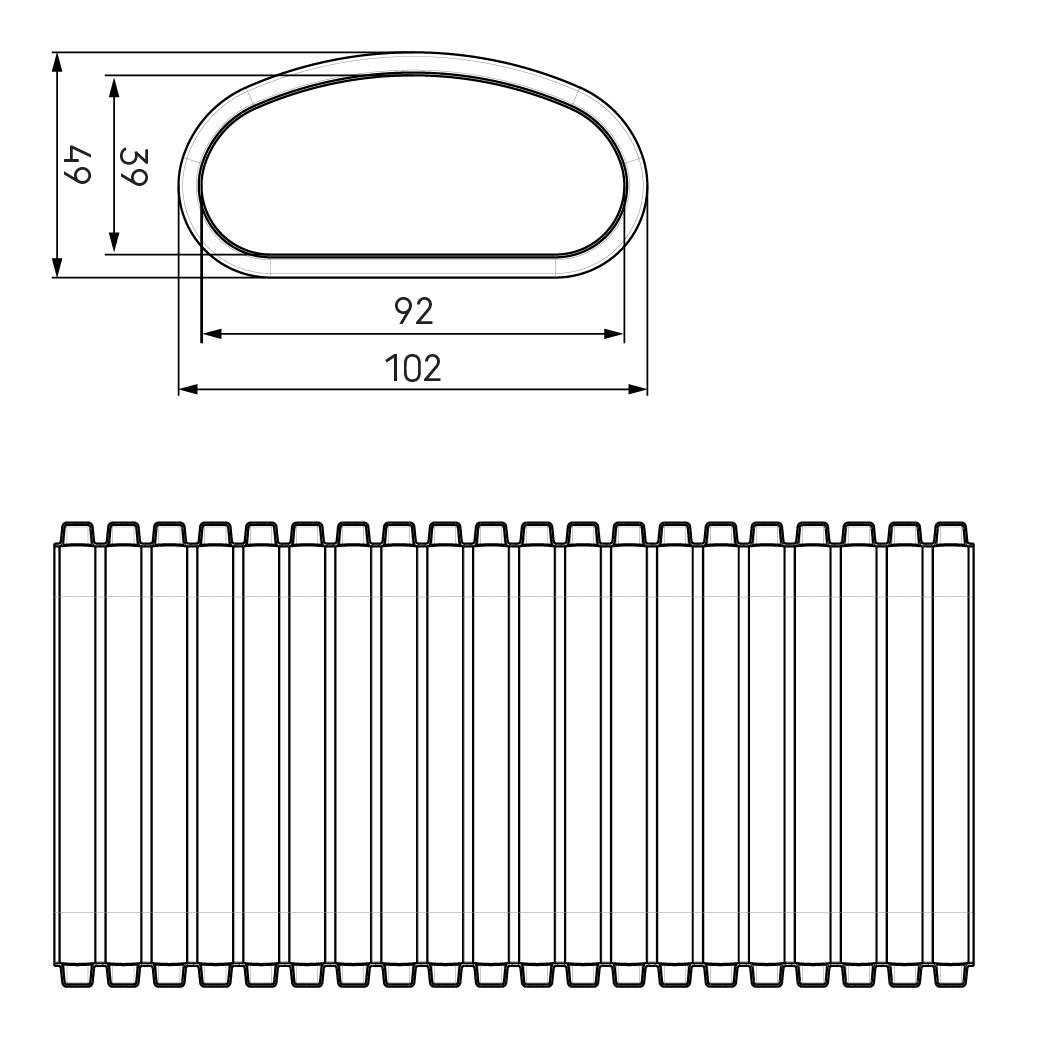 Air Excellent AE35SC Semi-Rigid Duct Anti-Microbial & Anti-Static 20m