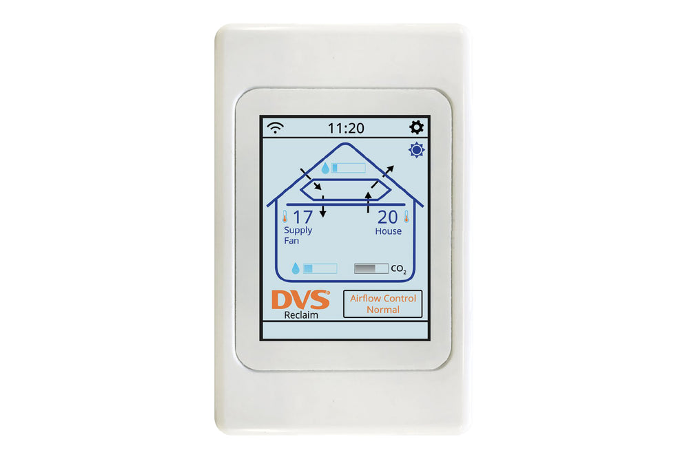 DVS G5 Premium/Reclaim Connect Control Panel · Fresh Ventilation