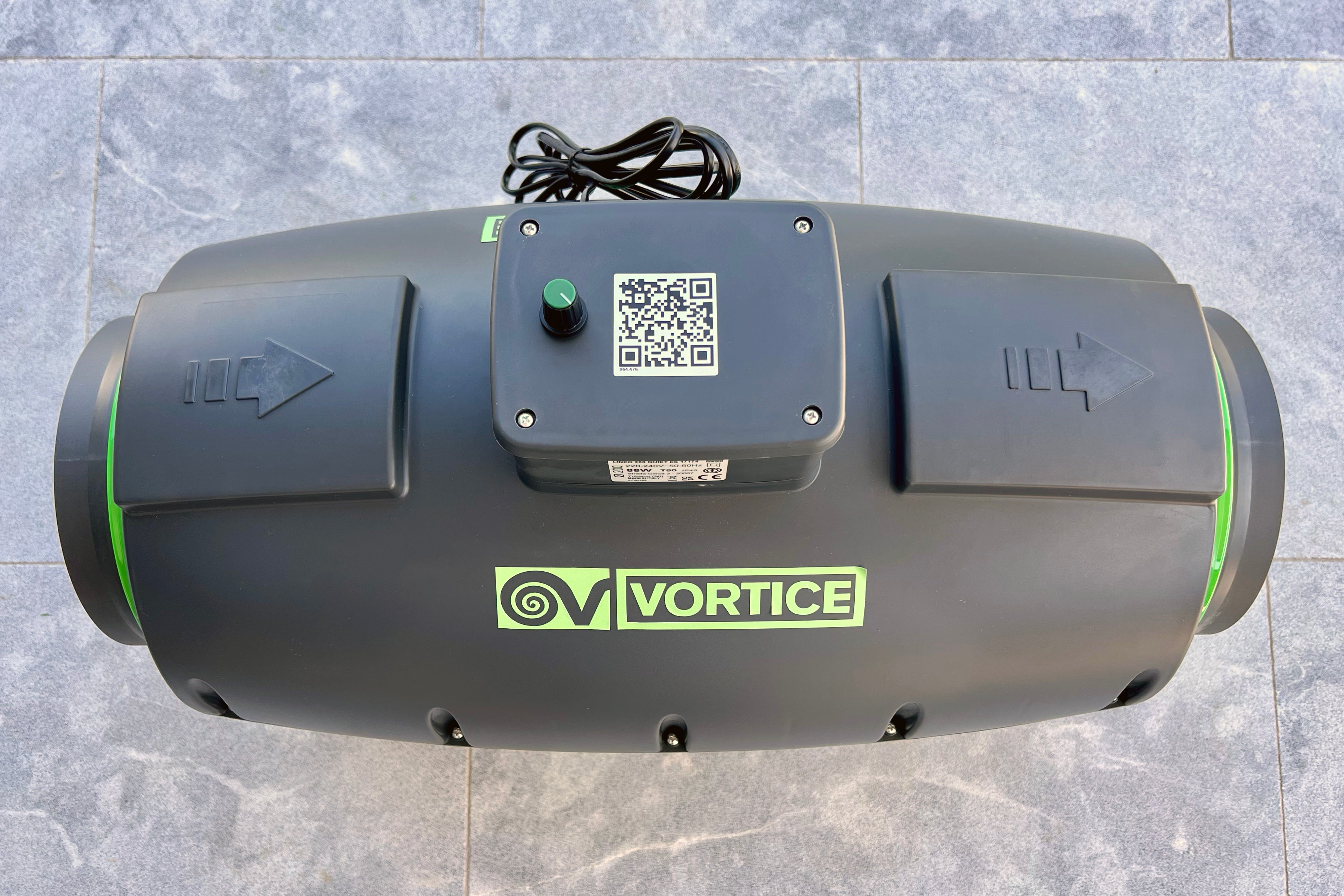 Vortice Lineo 200 Quiet ES Plug and Lead Variable Speed