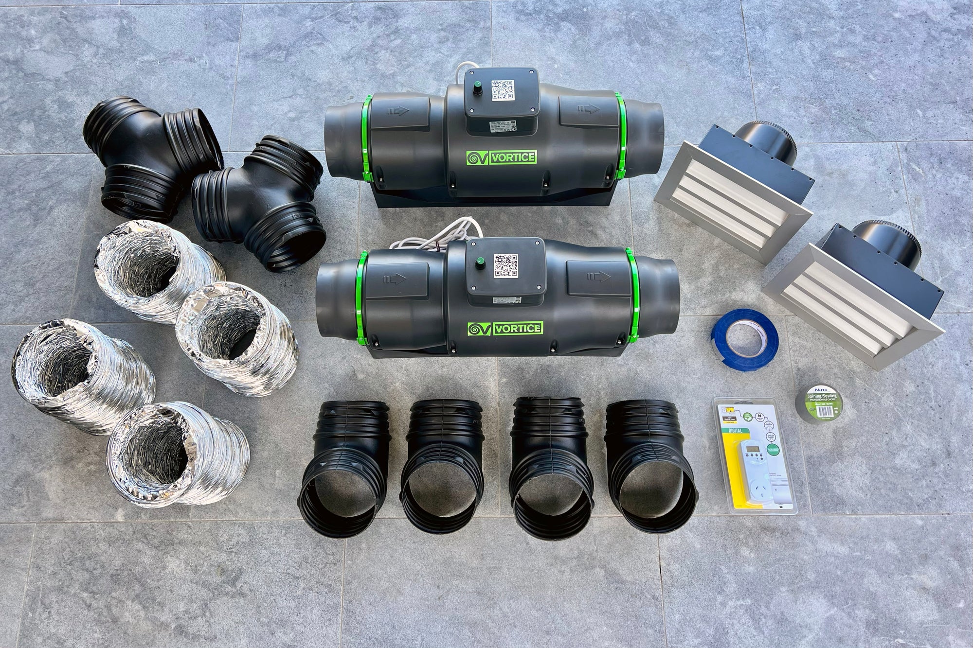 Super Quiet Energy Saving Sub Floor Ventilation Kits (EC Motors)