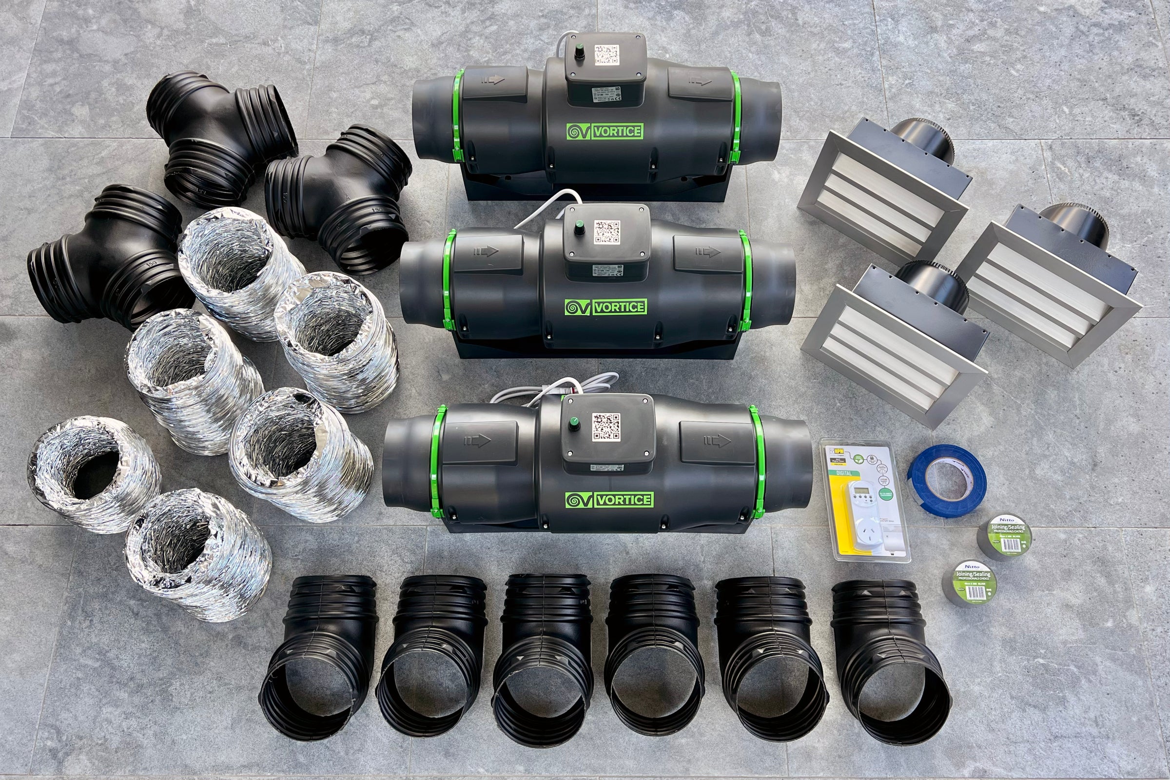 Super Quiet Energy Saving Sub Floor Ventilation Kits (EC Motors)