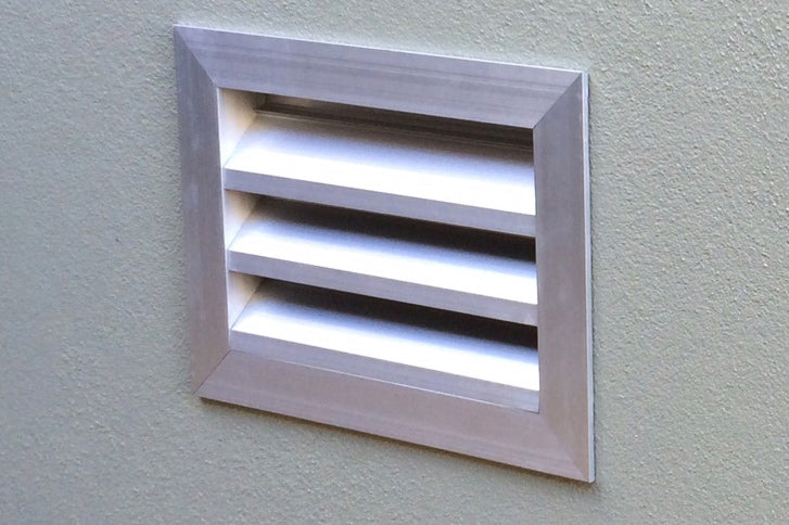 Anodised Aluminium Weatherproof Grille