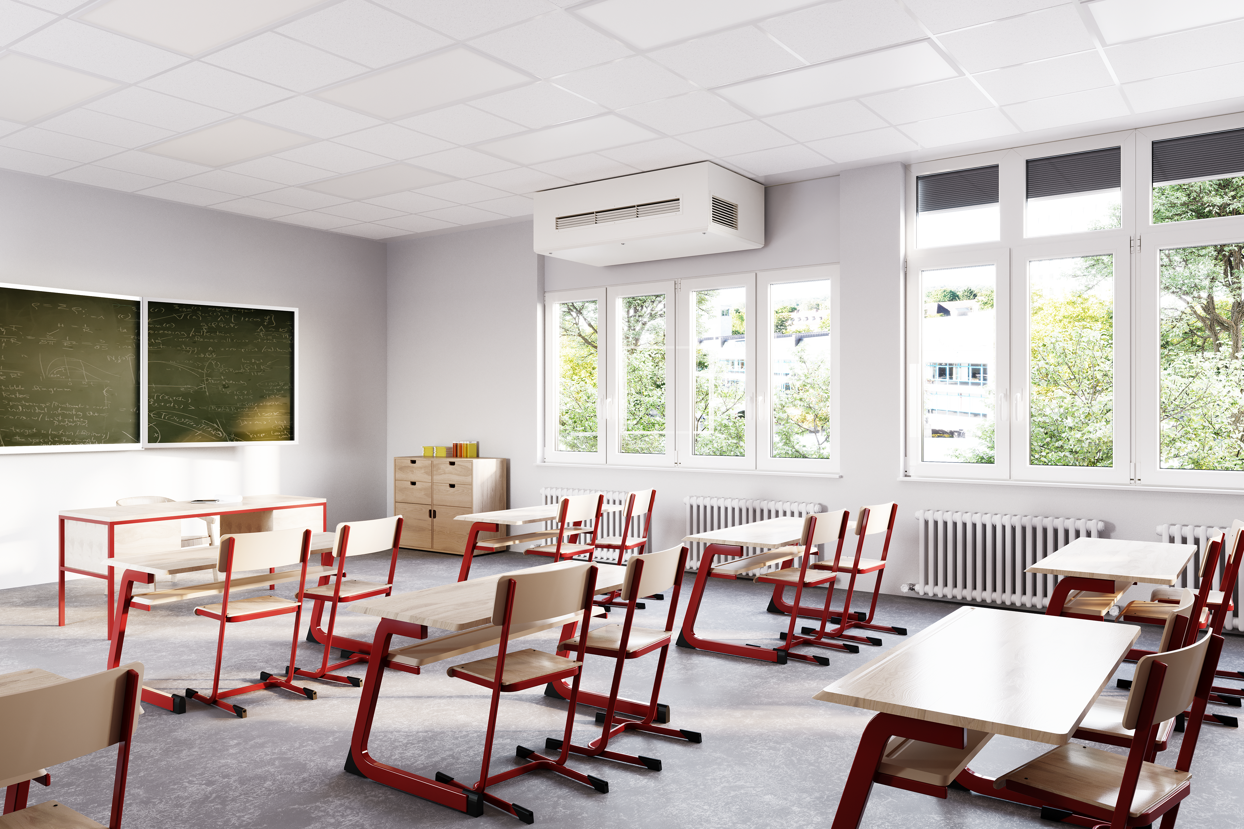 STIEBEL ELTRON VRL-C G Premium Decentralised Heat Recovery Ventilation Systems for Schools, Childcare Centres and Offices